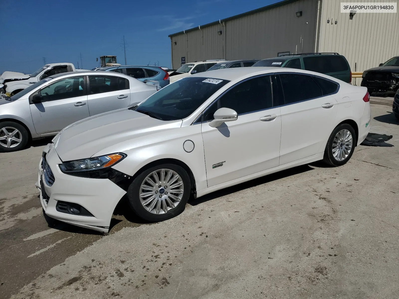 2016 Ford Fusion Se Phev VIN: 3FA6P0PU1GR194830 Lot: 61421274