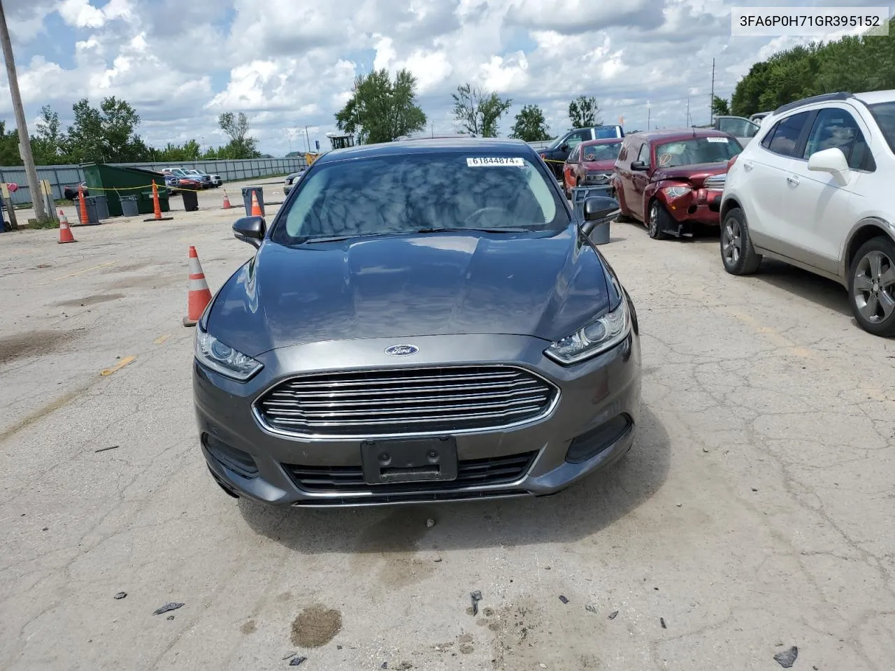 2016 Ford Fusion Se VIN: 3FA6P0H71GR395152 Lot: 61844874