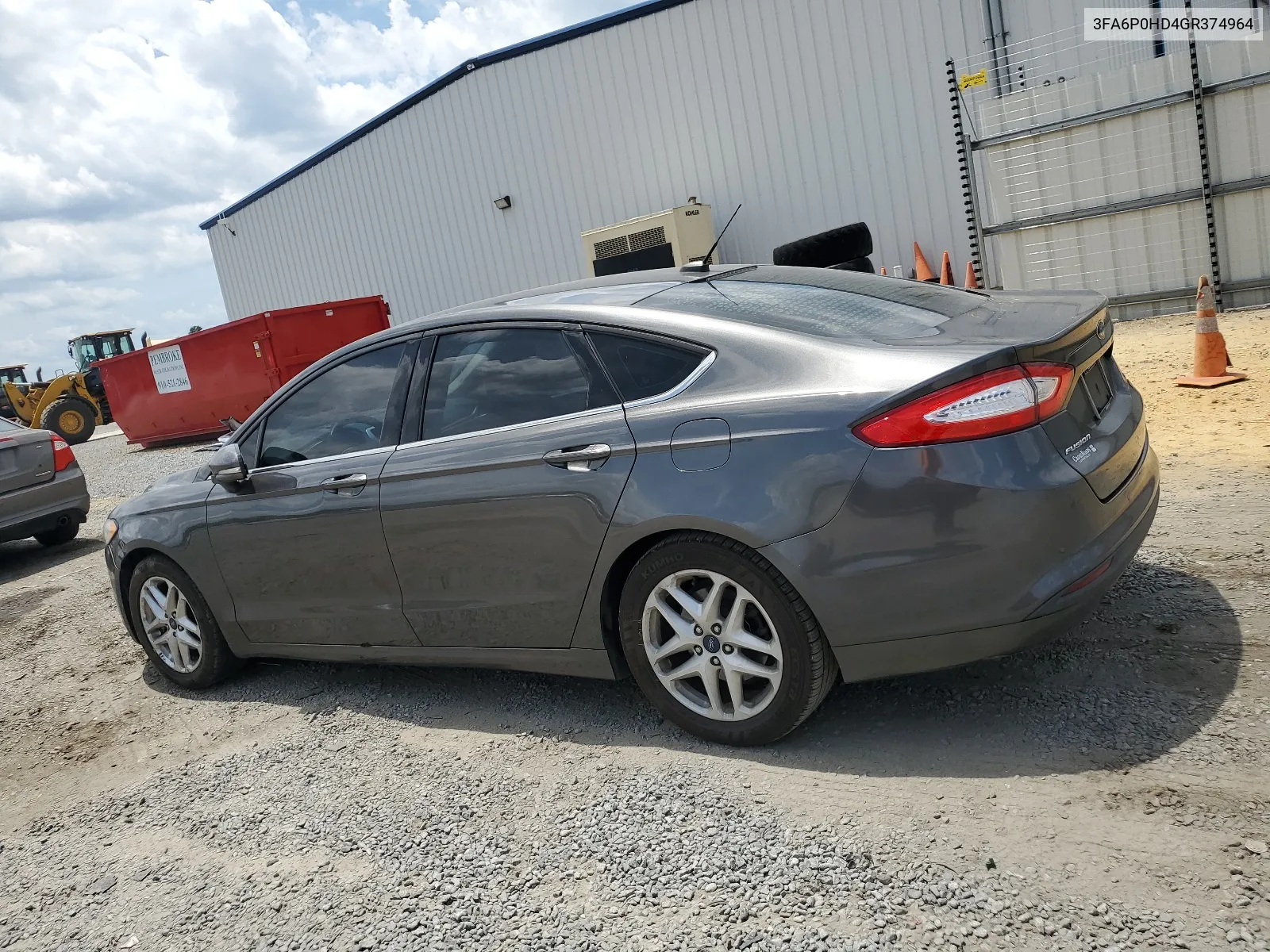 3FA6P0HD4GR374964 2016 Ford Fusion Se