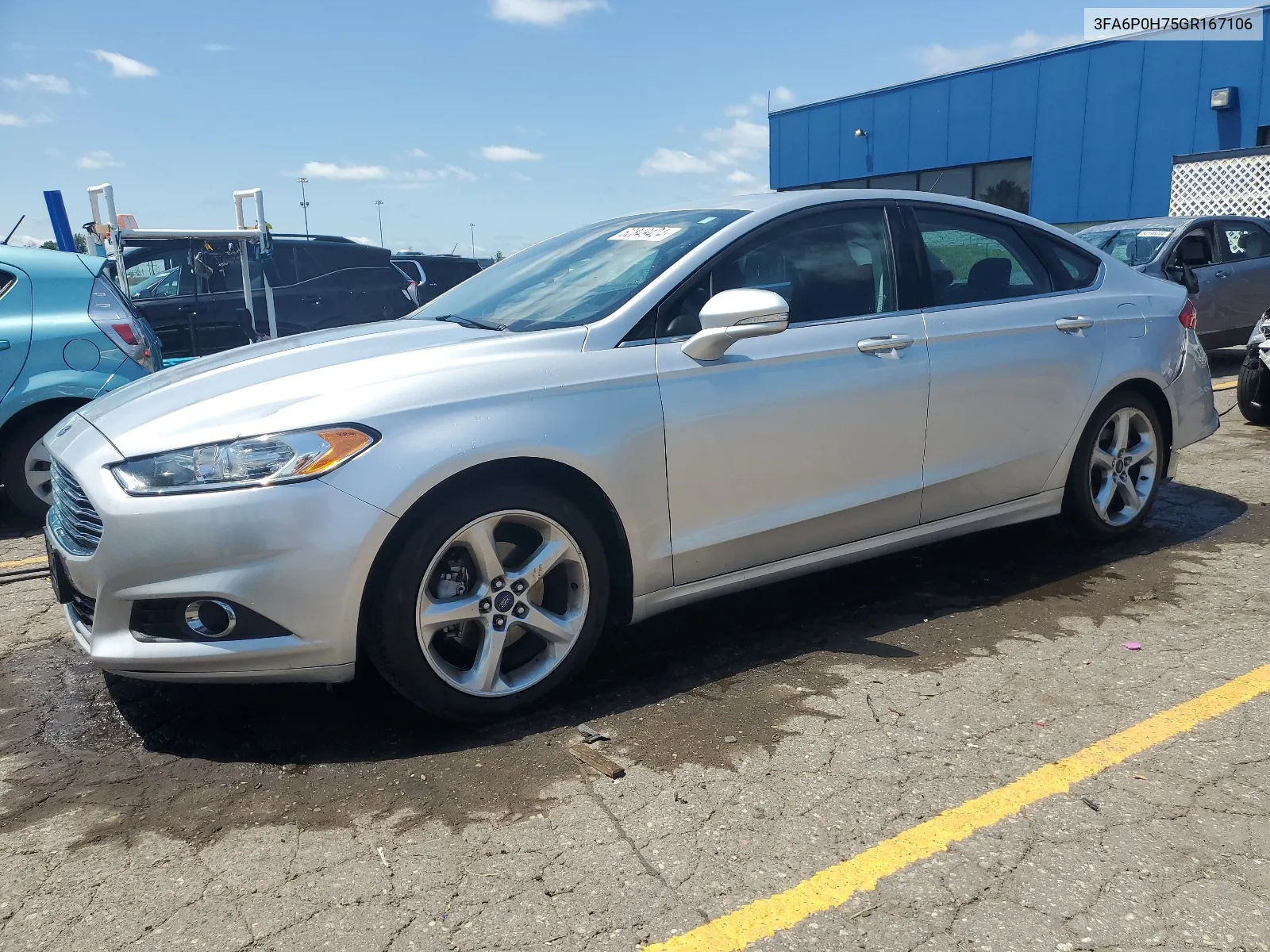 2016 Ford Fusion Se VIN: 3FA6P0H75GR167106 Lot: 62849424