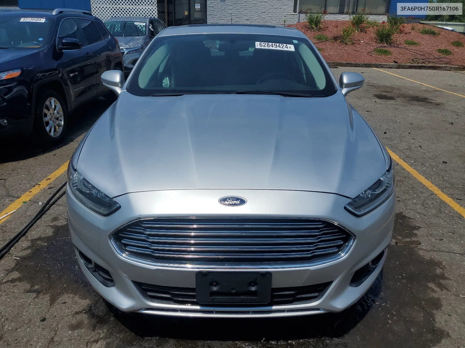 2016 Ford Fusion Se VIN: 3FA6P0H75GR167106 Lot: 62849424