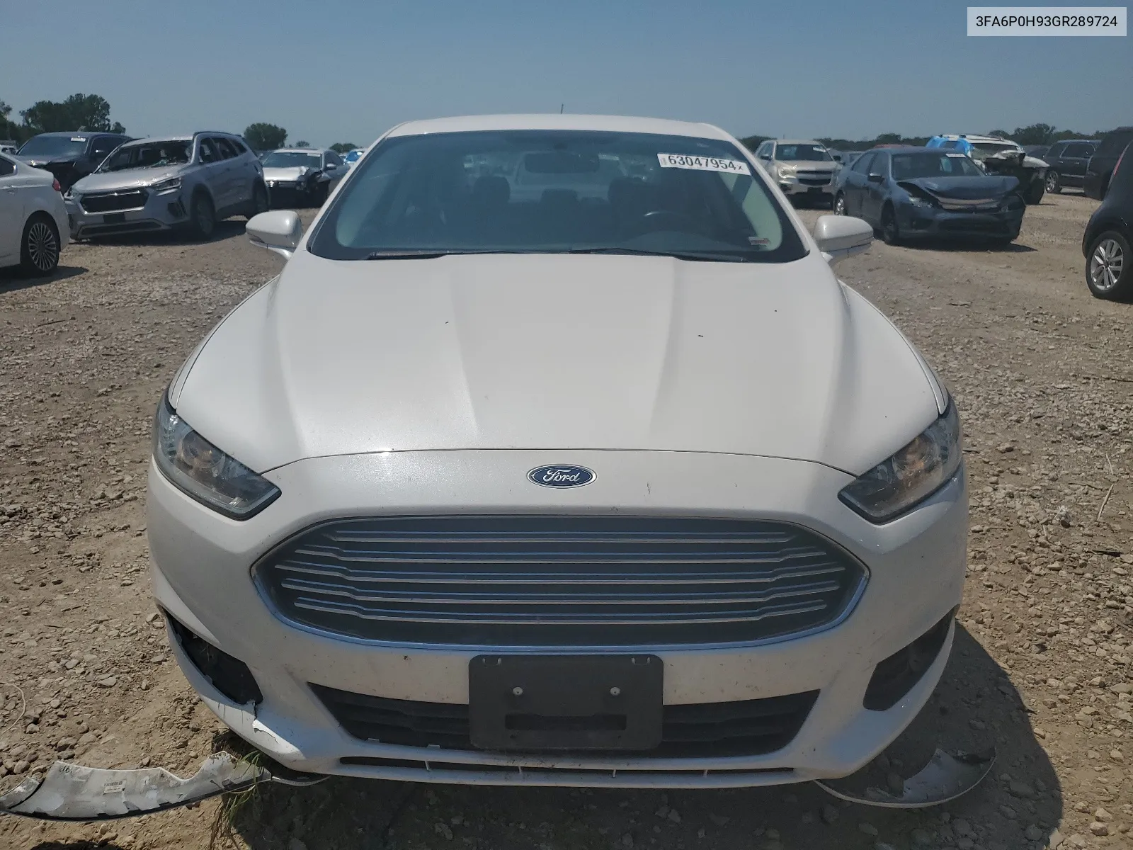 2016 Ford Fusion Se VIN: 3FA6P0H93GR289724 Lot: 63047954