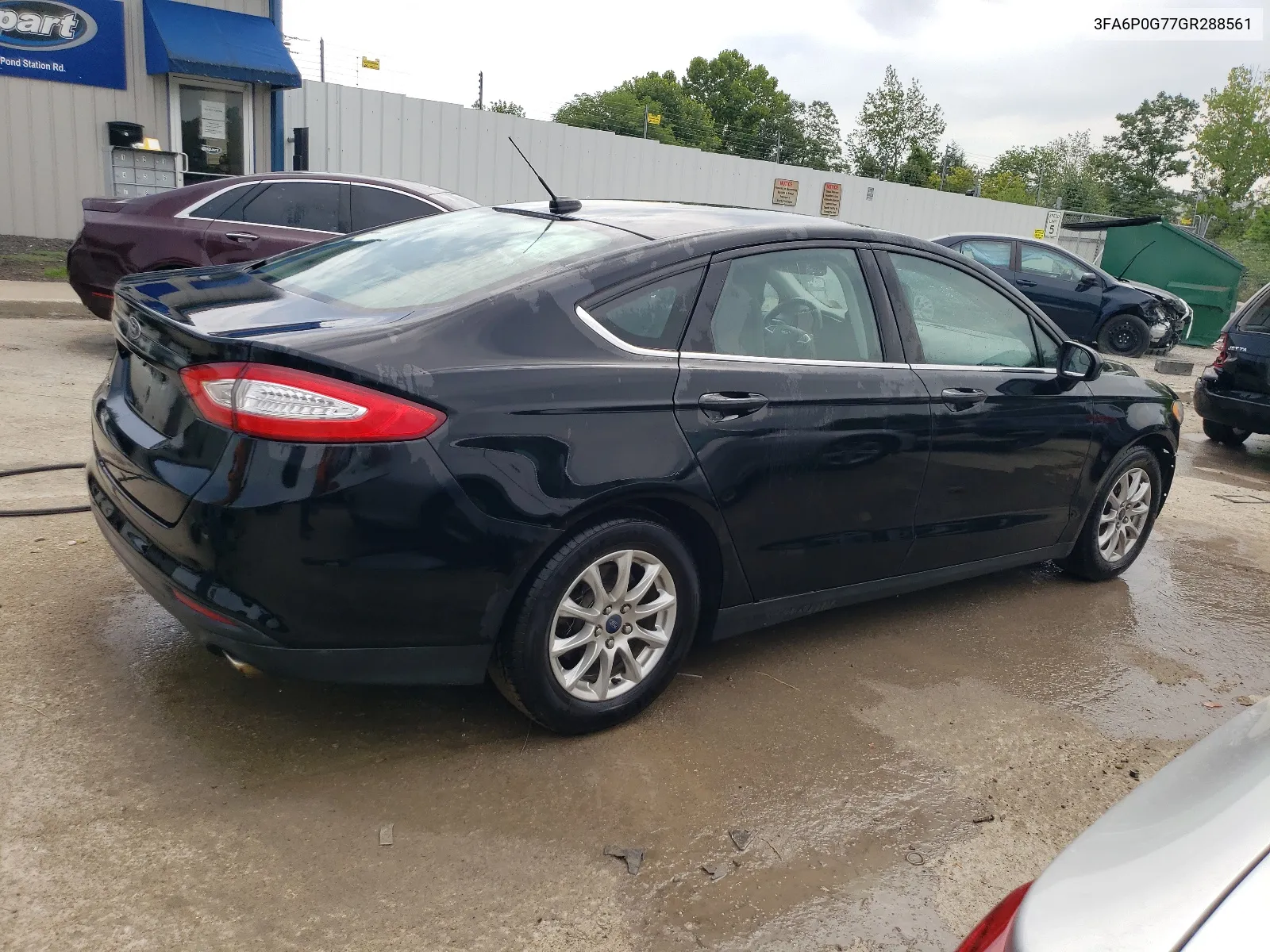 2016 Ford Fusion S VIN: 3FA6P0G77GR288561 Lot: 63077074