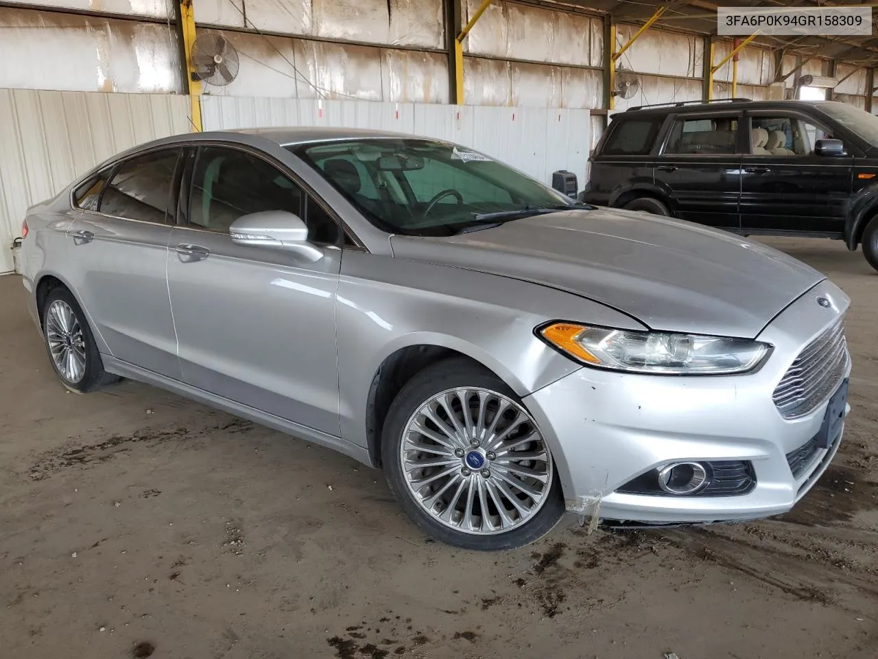 2016 Ford Fusion Titanium VIN: 3FA6P0K94GR158309 Lot: 63104864