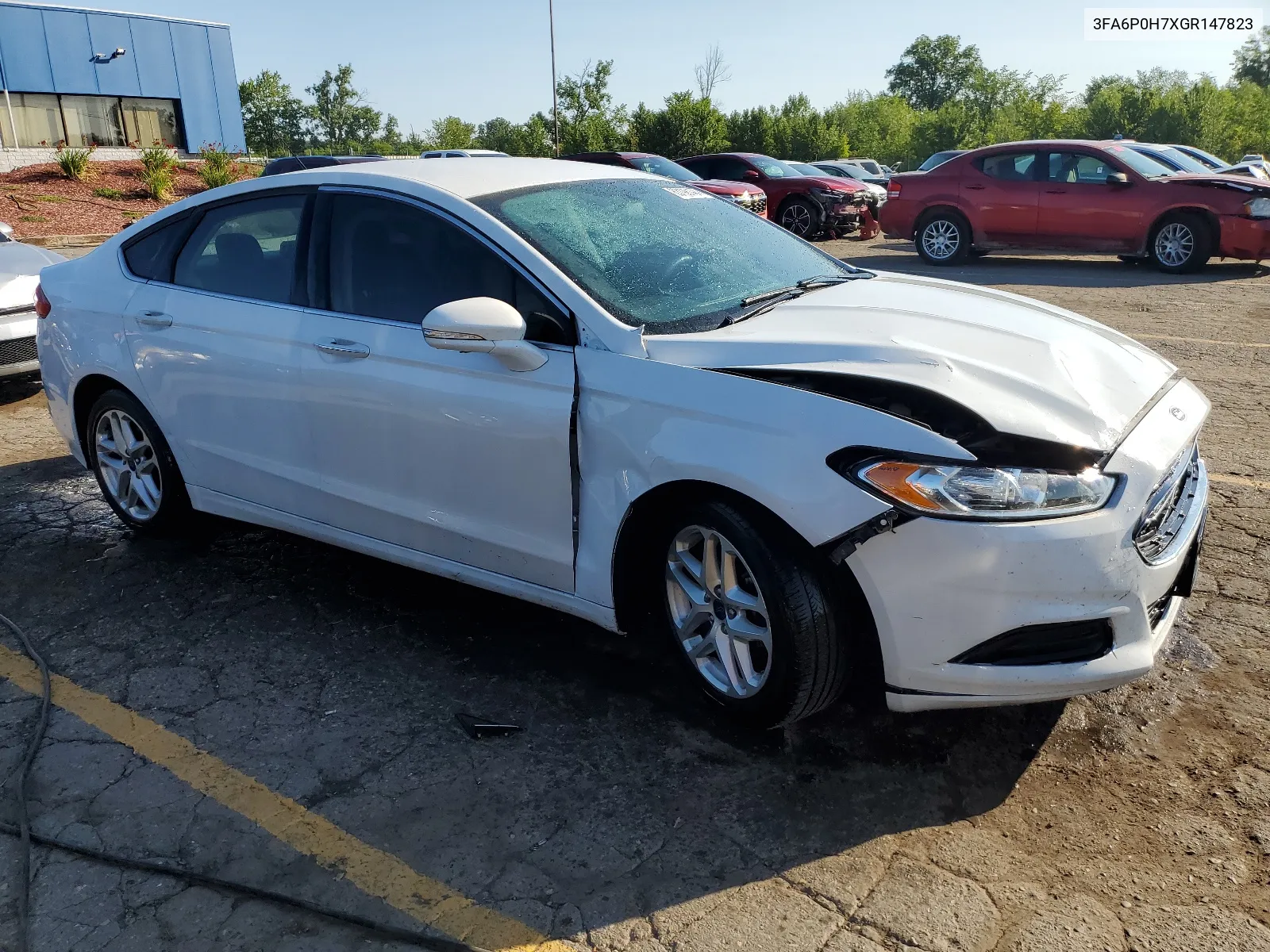 2016 Ford Fusion Se VIN: 3FA6P0H7XGR147823 Lot: 63196104