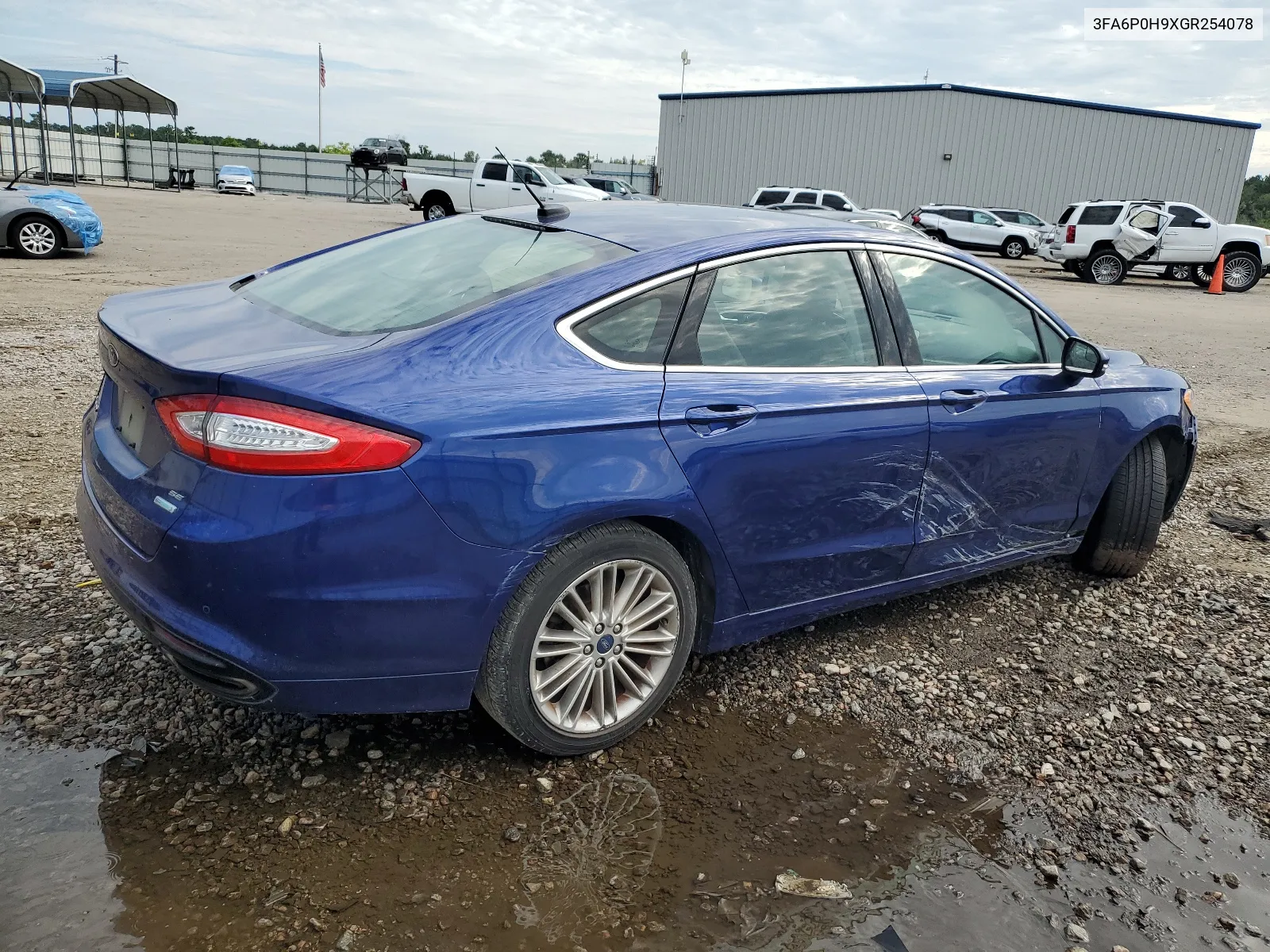 2016 Ford Fusion Se VIN: 3FA6P0H9XGR254078 Lot: 63244944