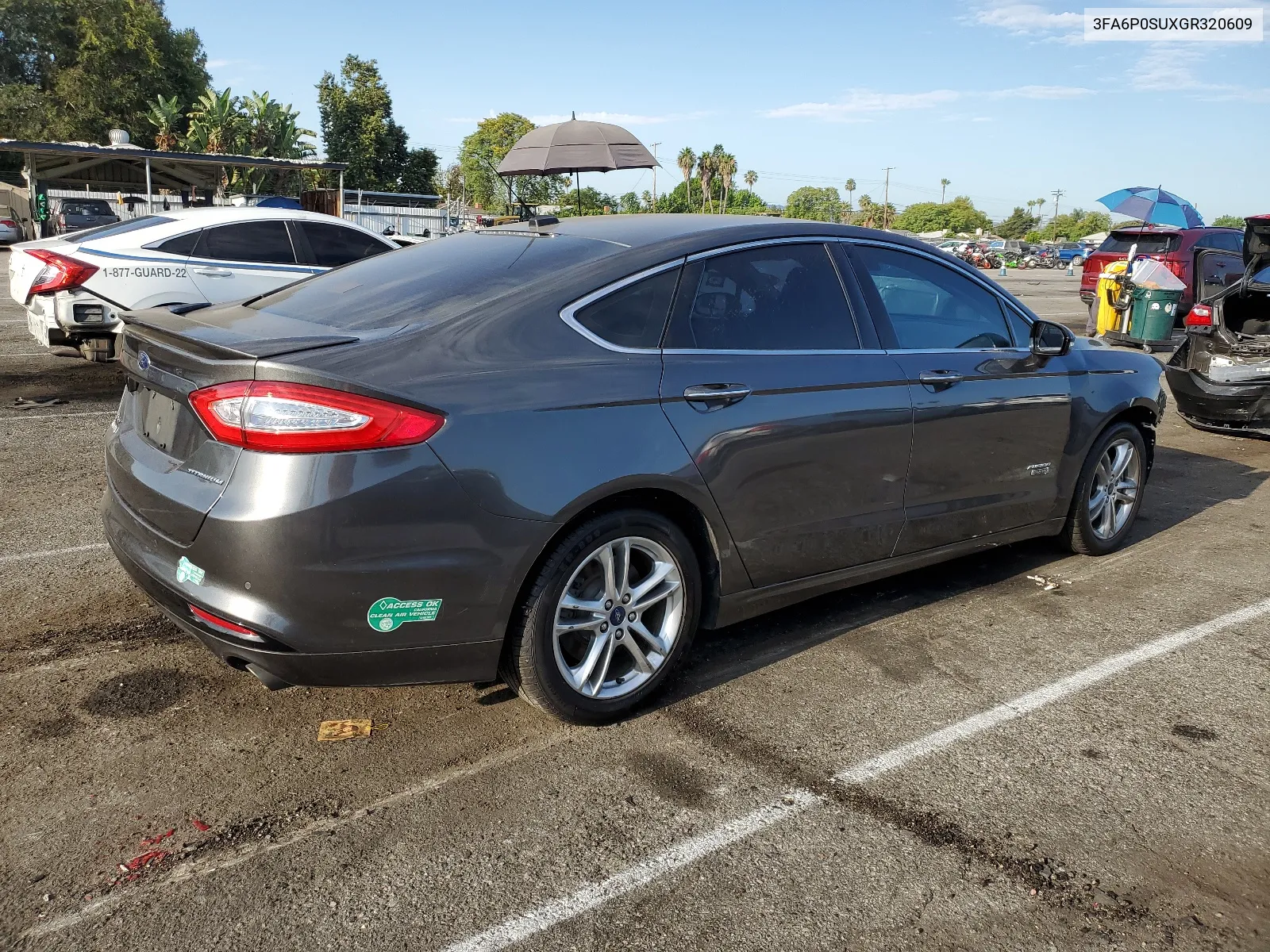 3FA6P0SUXGR320609 2016 Ford Fusion Titanium Phev