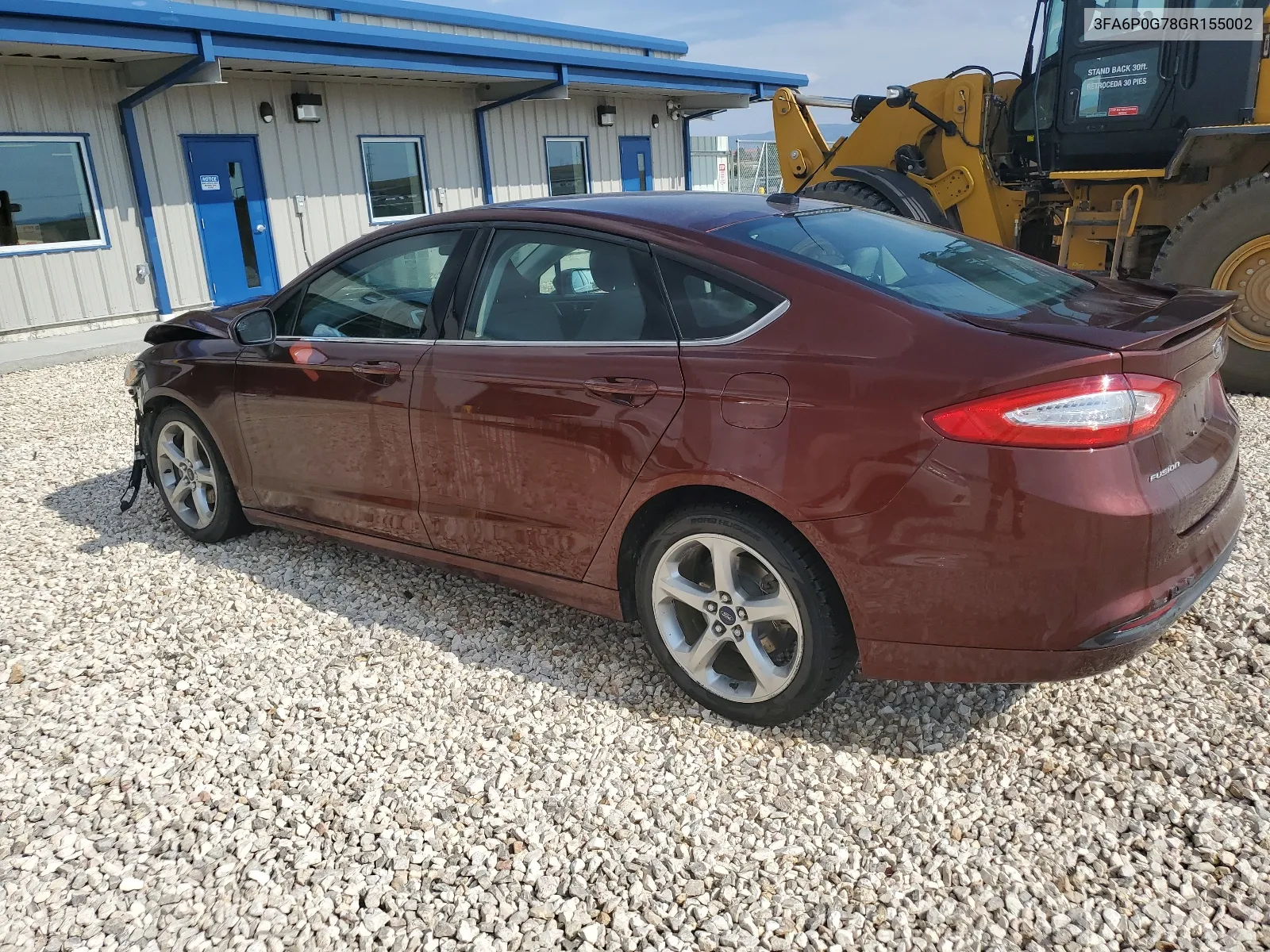 2016 Ford Fusion S VIN: 3FA6P0G78GR155002 Lot: 63271424