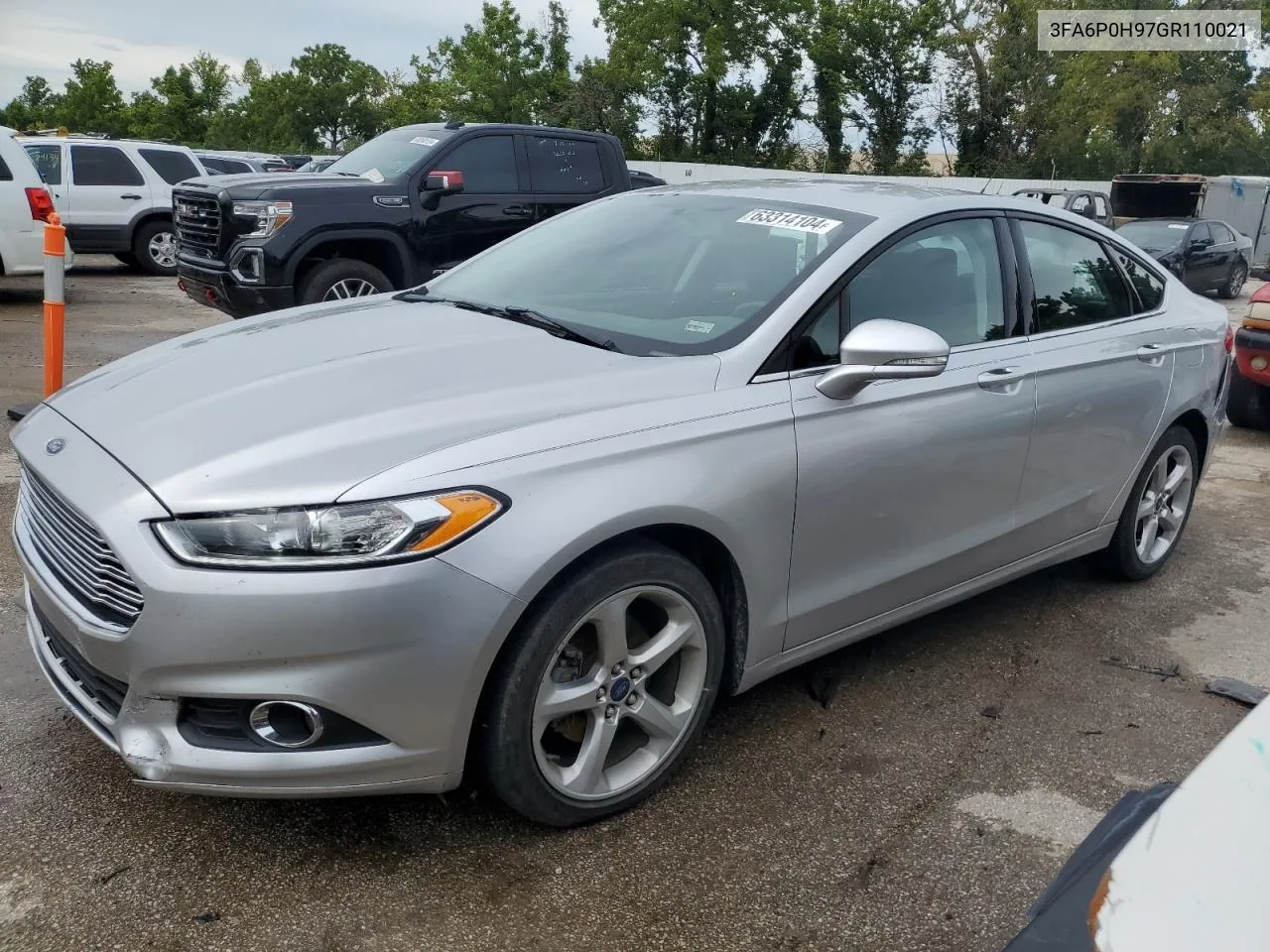 2016 Ford Fusion Se VIN: 3FA6P0H97GR110021 Lot: 63314104