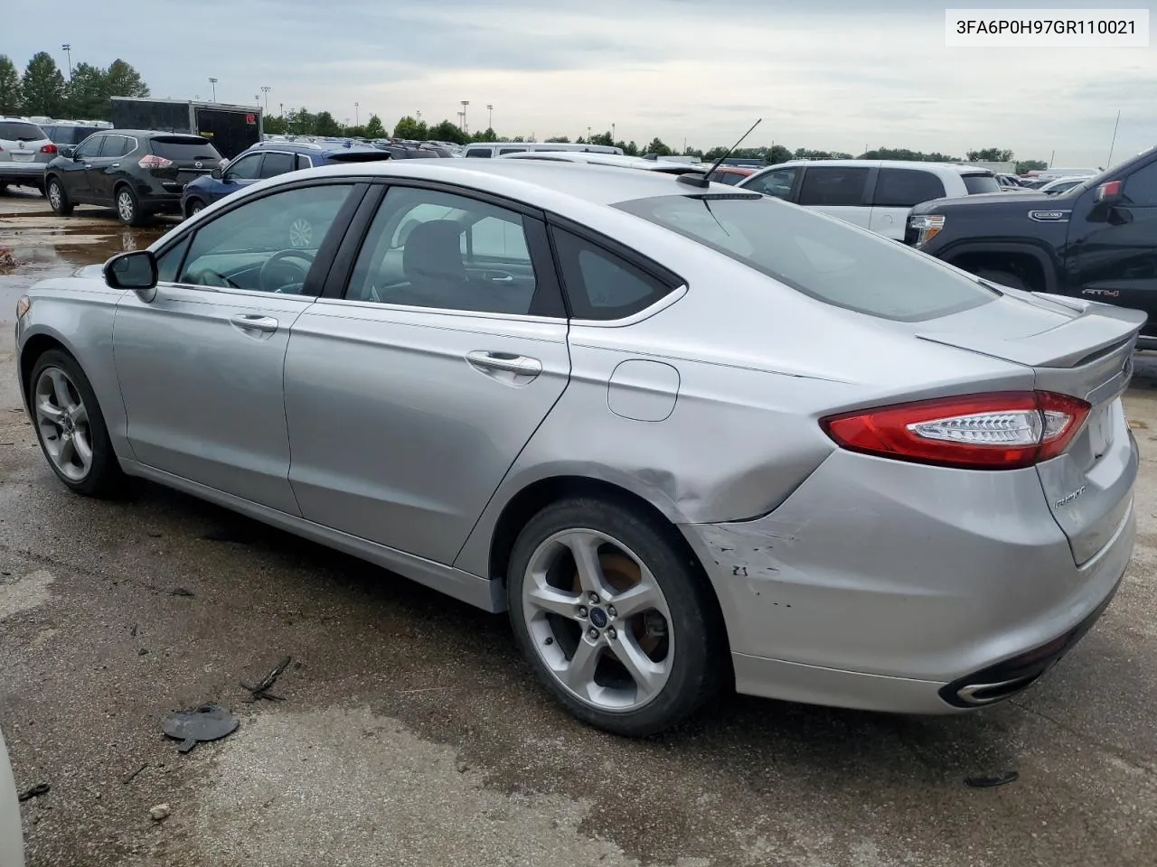 2016 Ford Fusion Se VIN: 3FA6P0H97GR110021 Lot: 63314104