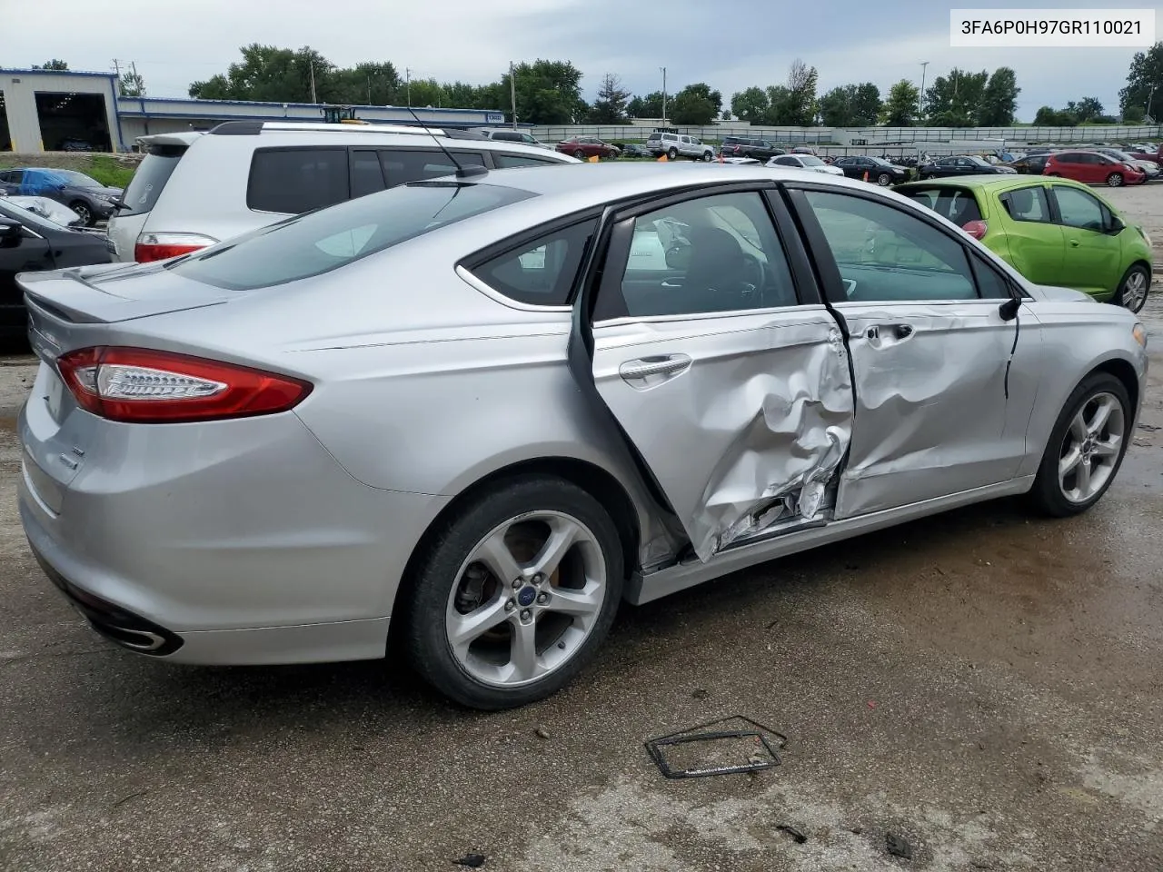 2016 Ford Fusion Se VIN: 3FA6P0H97GR110021 Lot: 63314104