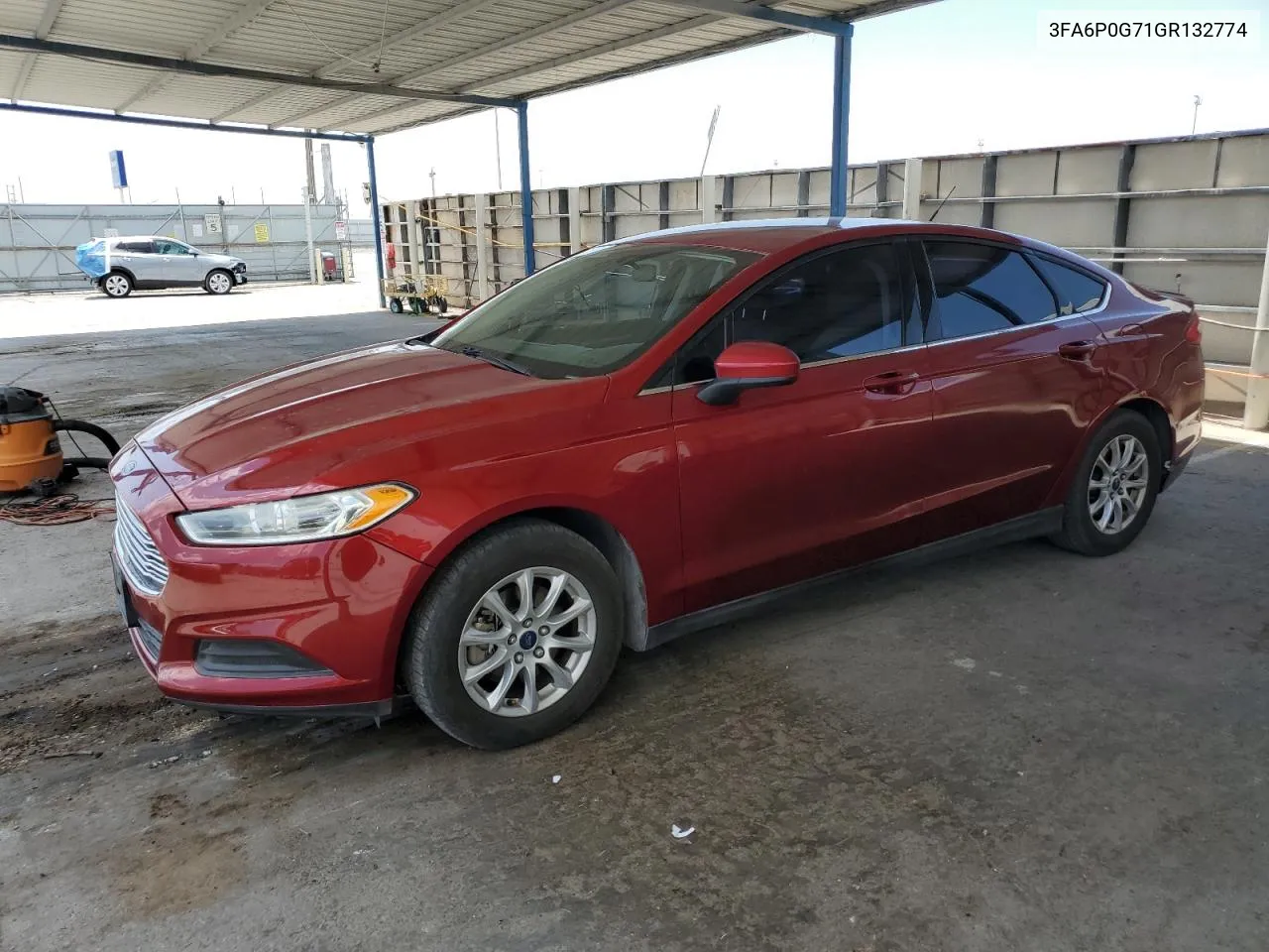 2016 Ford Fusion S VIN: 3FA6P0G71GR132774 Lot: 63536934