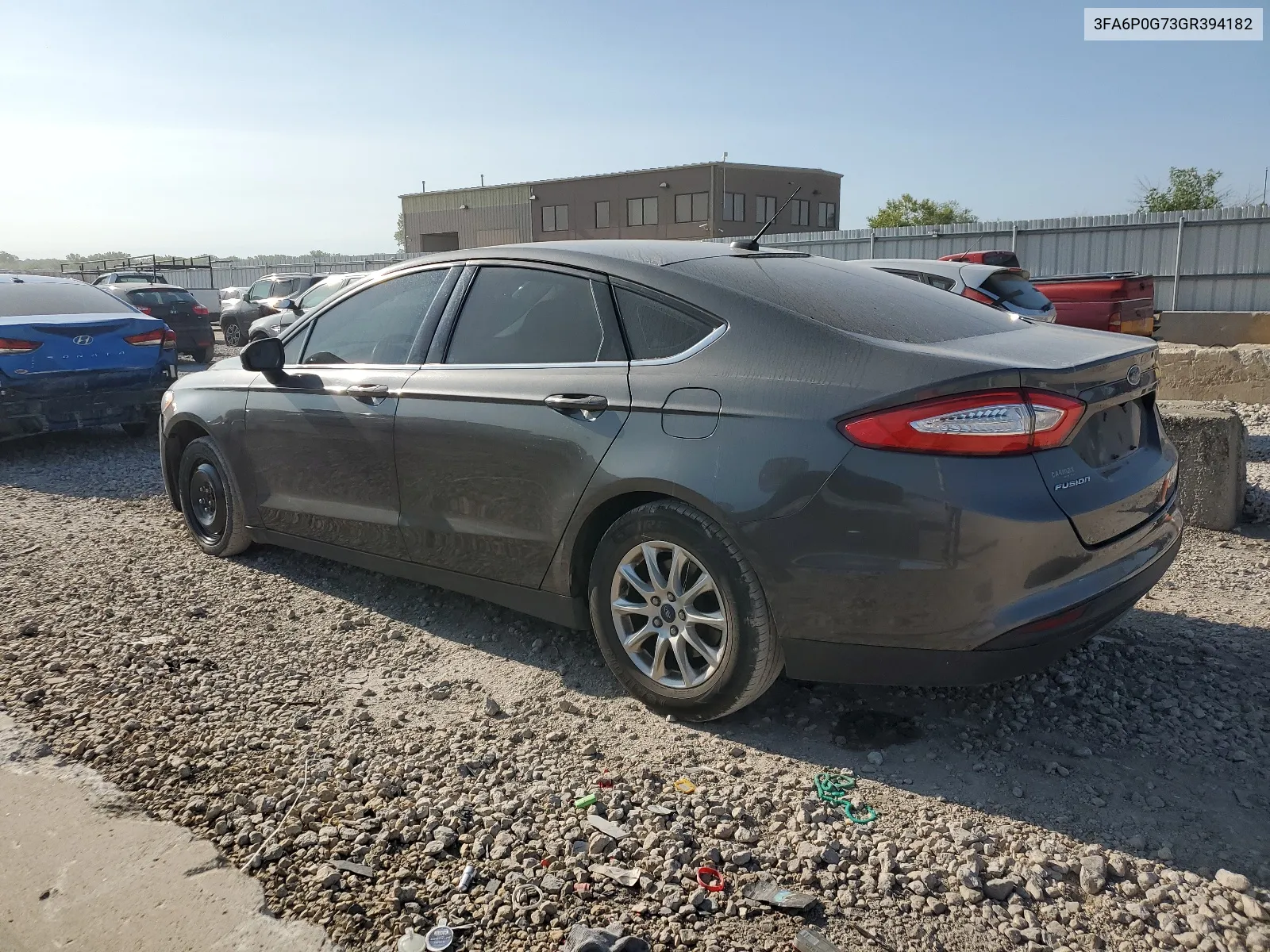 2016 Ford Fusion S VIN: 3FA6P0G73GR394182 Lot: 63616914