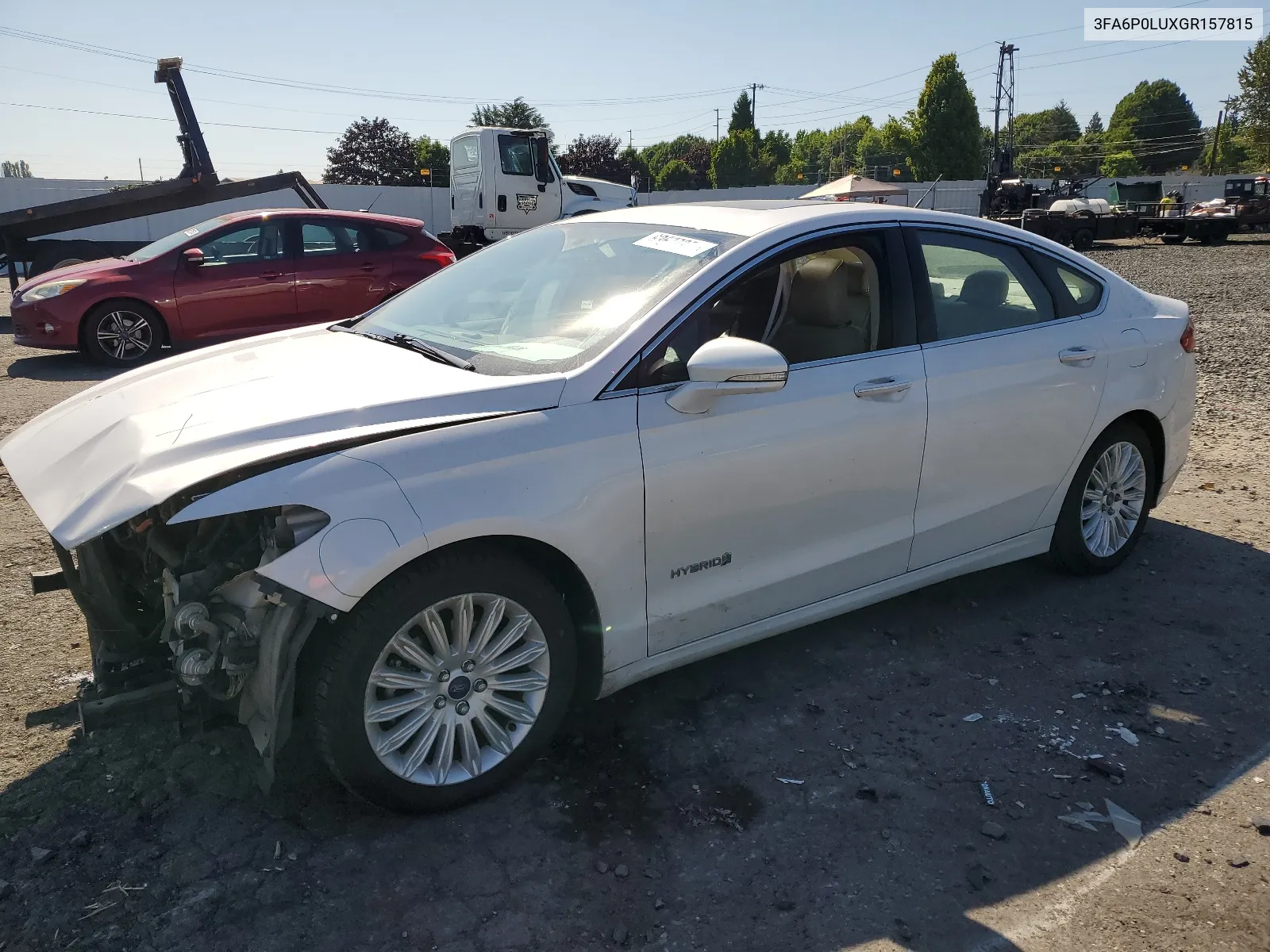 3FA6P0LUXGR157815 2016 Ford Fusion Se Hybrid