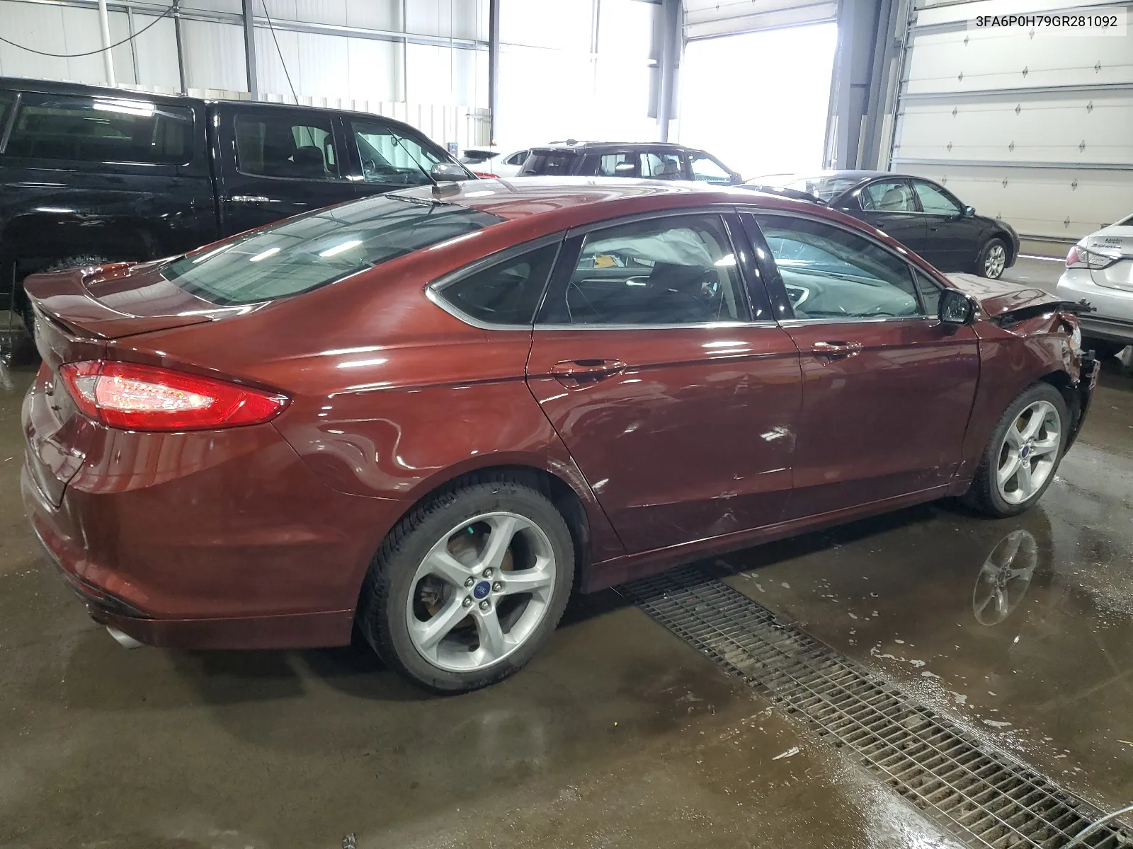 2016 Ford Fusion Se VIN: 3FA6P0H79GR281092 Lot: 63791194