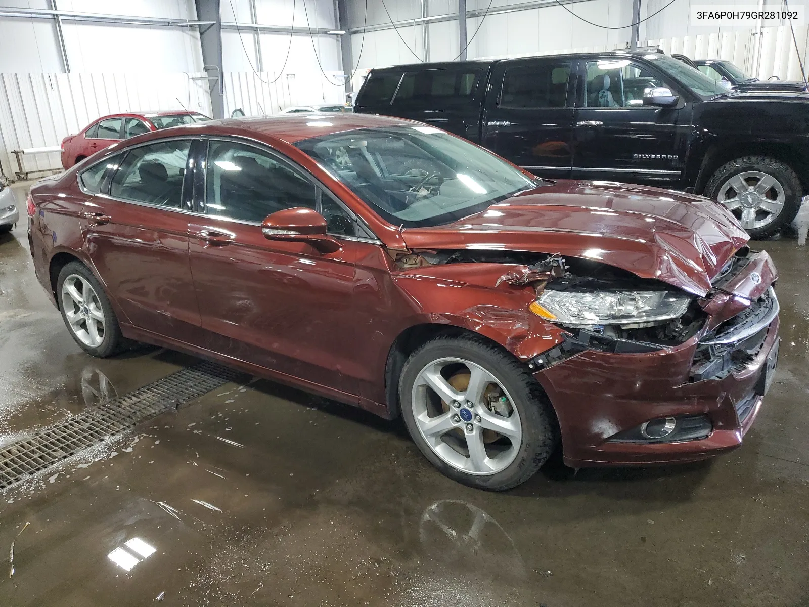 2016 Ford Fusion Se VIN: 3FA6P0H79GR281092 Lot: 63791194