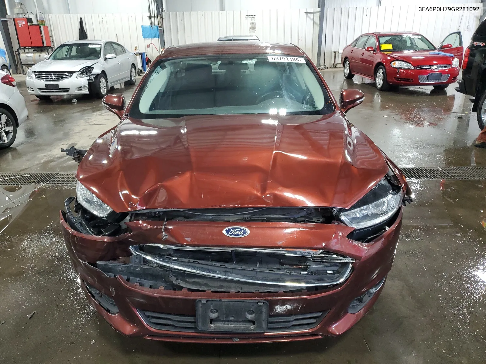 2016 Ford Fusion Se VIN: 3FA6P0H79GR281092 Lot: 63791194