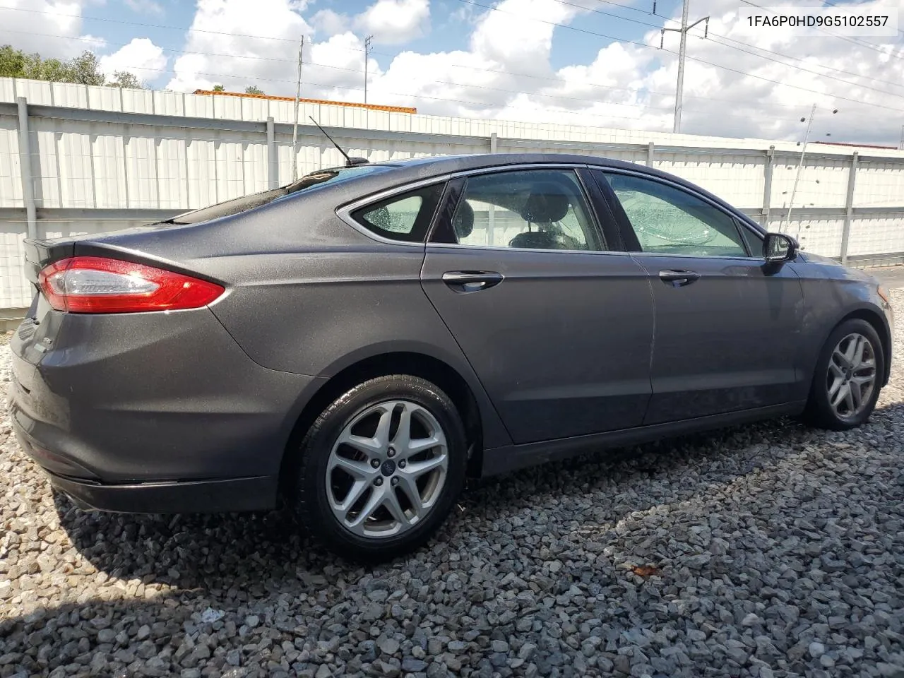 2016 Ford Fusion Se VIN: 1FA6P0HD9G5102557 Lot: 63810754