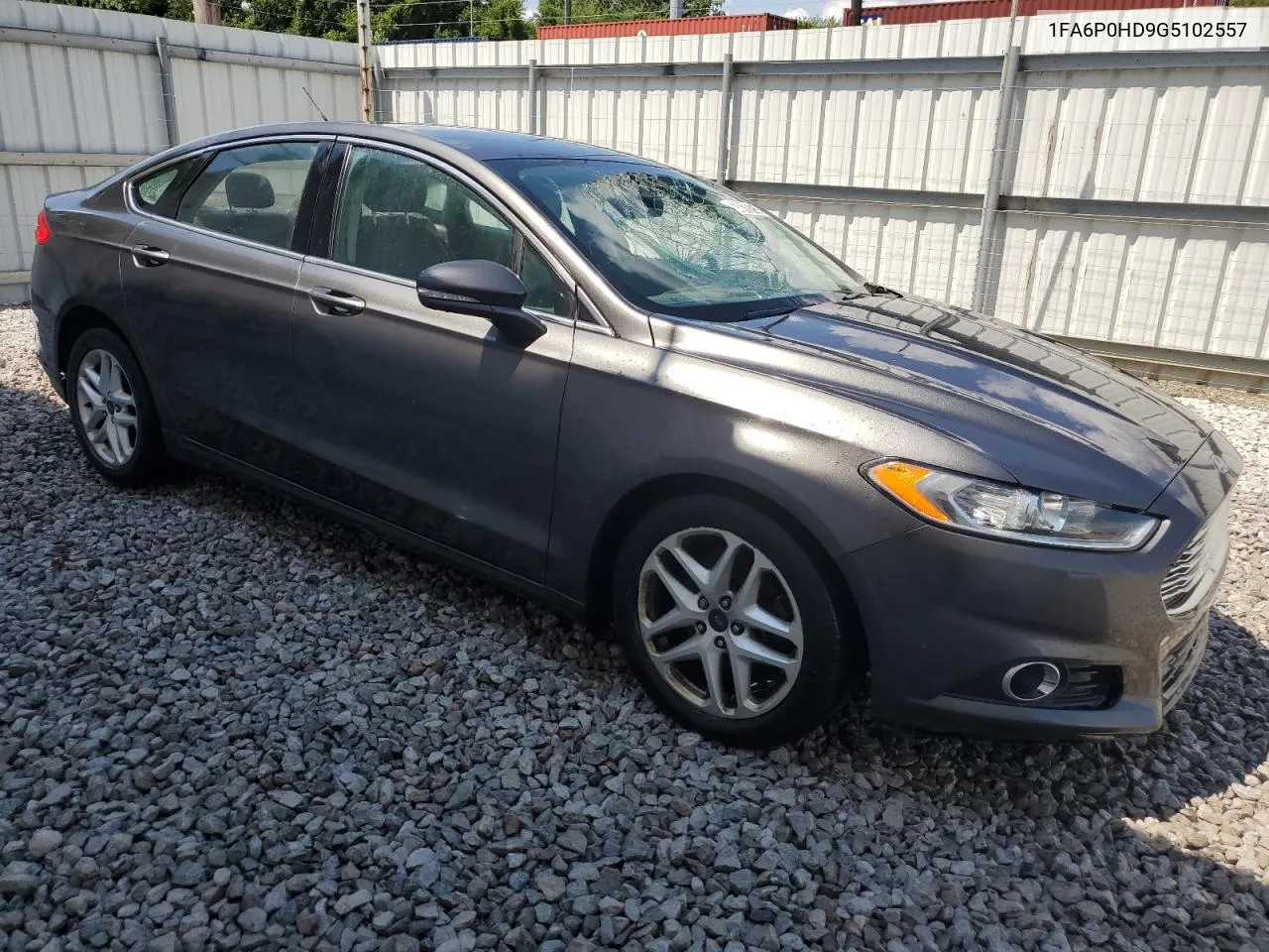 2016 Ford Fusion Se VIN: 1FA6P0HD9G5102557 Lot: 63810754