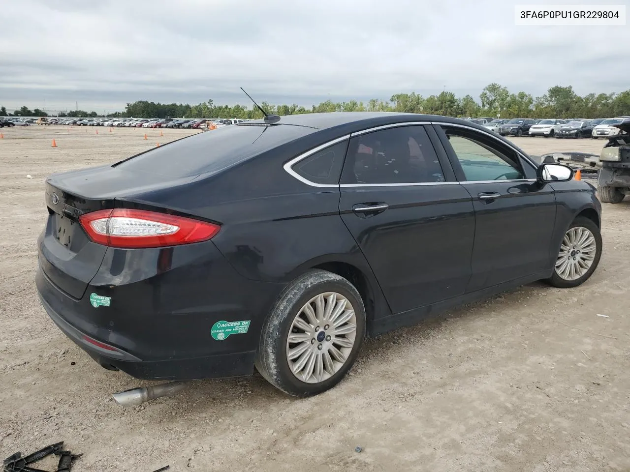 3FA6P0PU1GR229804 2016 Ford Fusion Se Phev