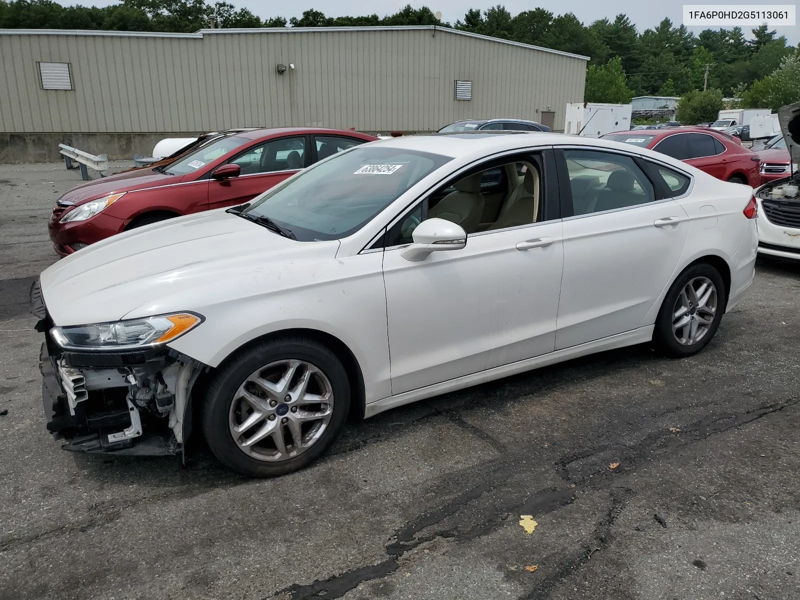 2016 Ford Fusion Se VIN: 1FA6P0HD2G5113061 Lot: 63864254