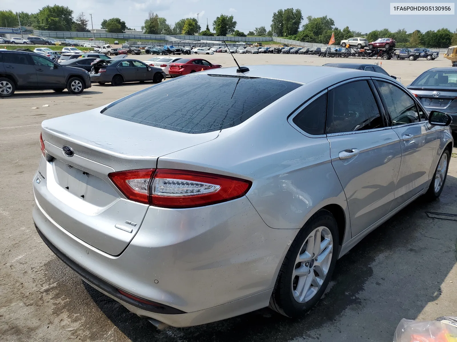 2016 Ford Fusion Se VIN: 1FA6P0HD9G5130956 Lot: 64612974