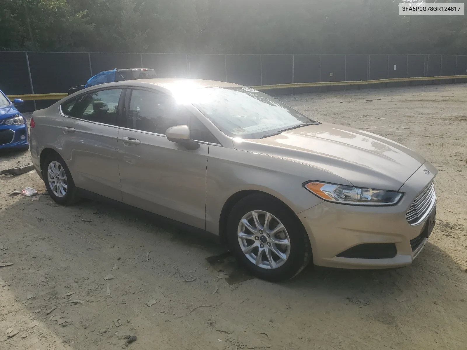 2016 Ford Fusion S VIN: 3FA6P0G78GR124817 Lot: 64644264