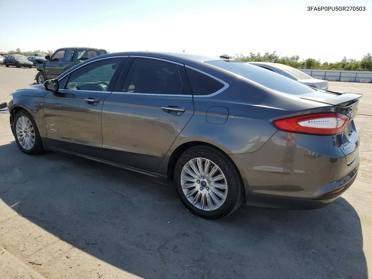 2016 Ford Fusion Se Phev VIN: 3FA6P0PU5GR270503 Lot: 64767584