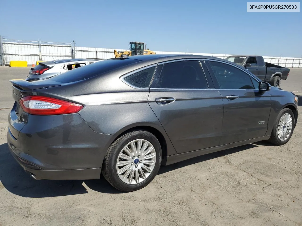 2016 Ford Fusion Se Phev VIN: 3FA6P0PU5GR270503 Lot: 64767584