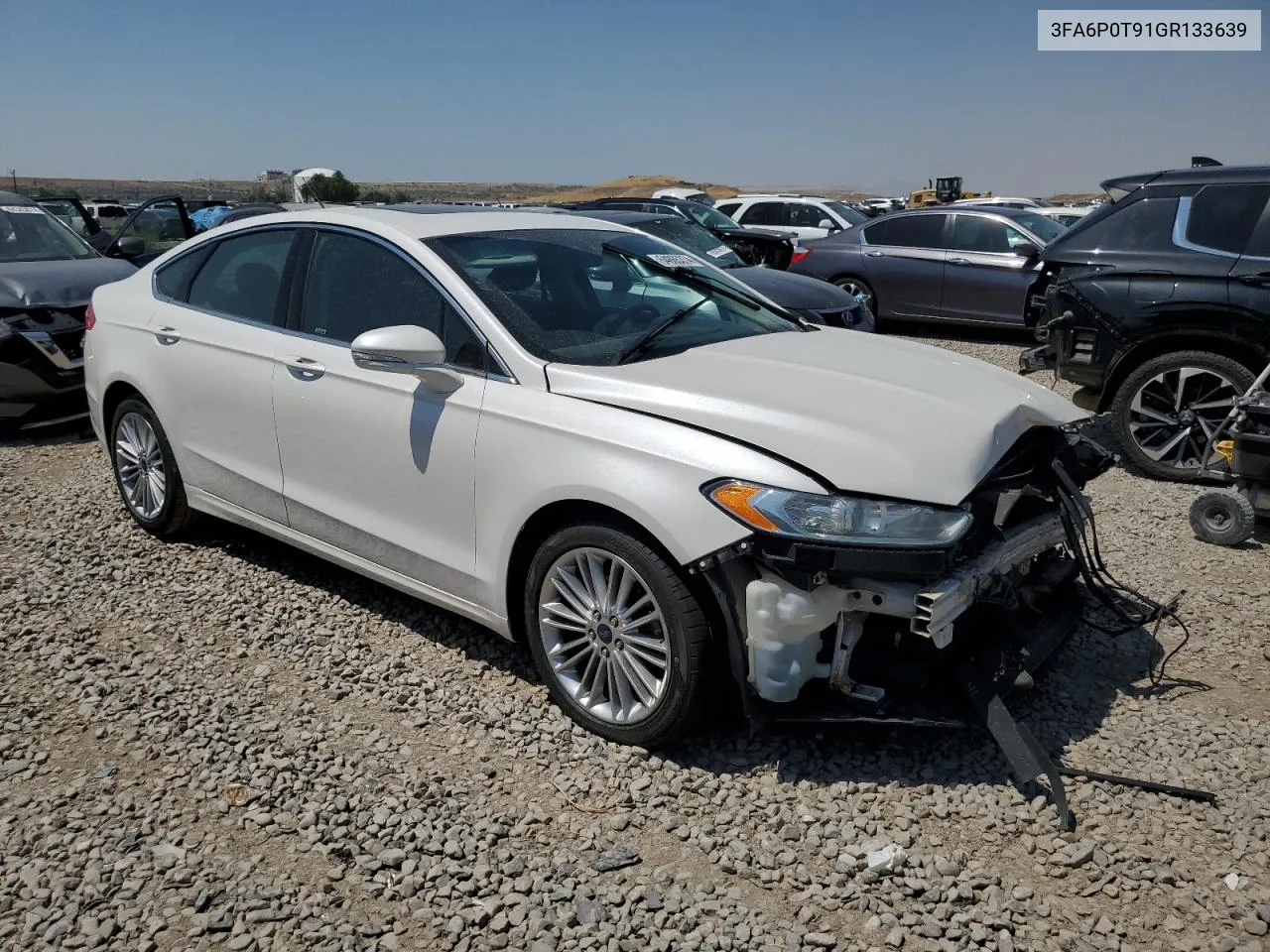 3FA6P0T91GR133639 2016 Ford Fusion Se