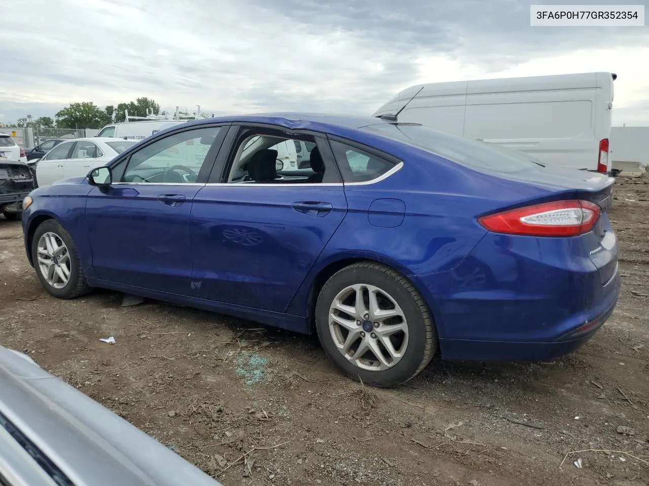 2016 Ford Fusion Se VIN: 3FA6P0H77GR352354 Lot: 64912934