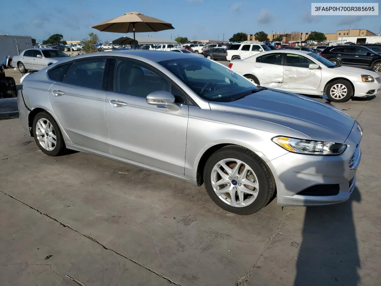 2016 Ford Fusion Se VIN: 3FA6P0H70GR385695 Lot: 65031434