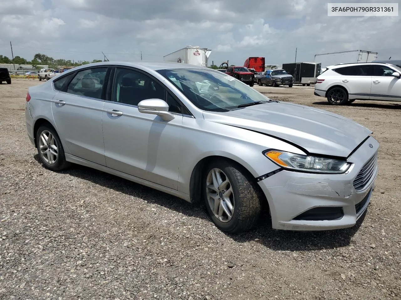 2016 Ford Fusion Se VIN: 3FA6P0H79GR331361 Lot: 65317454