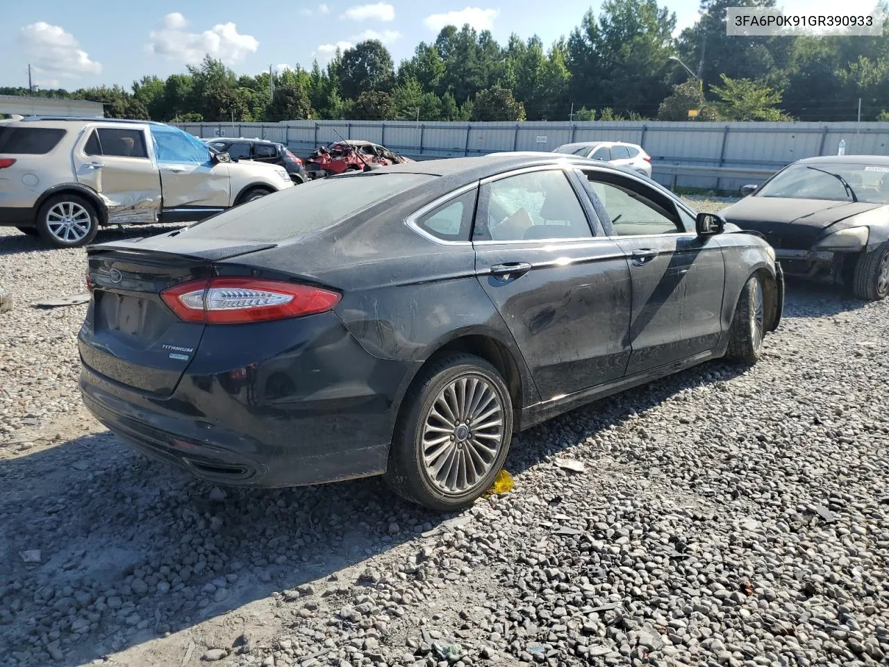 3FA6P0K91GR390933 2016 Ford Fusion Titanium