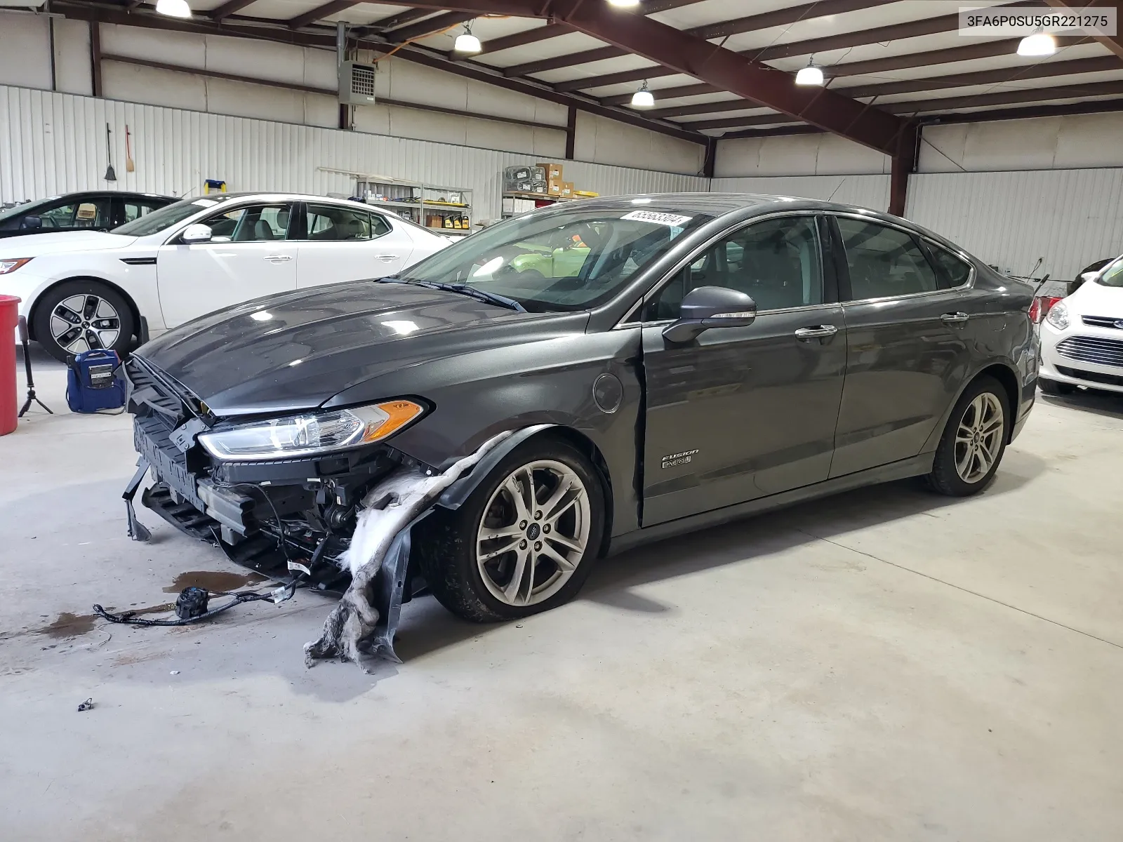 2016 Ford Fusion Titanium Phev VIN: 3FA6P0SU5GR221275 Lot: 65563304