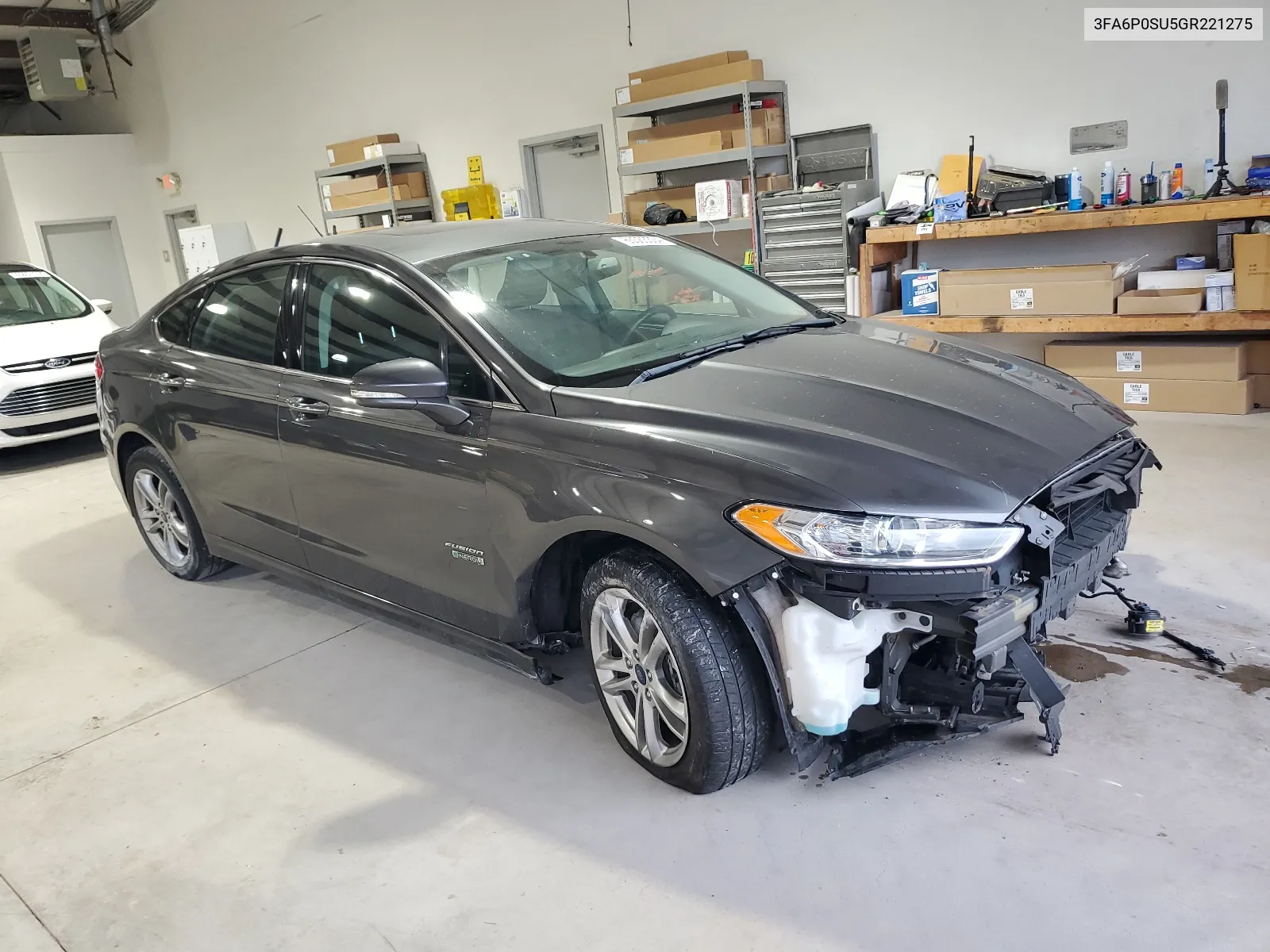 2016 Ford Fusion Titanium Phev VIN: 3FA6P0SU5GR221275 Lot: 65563304