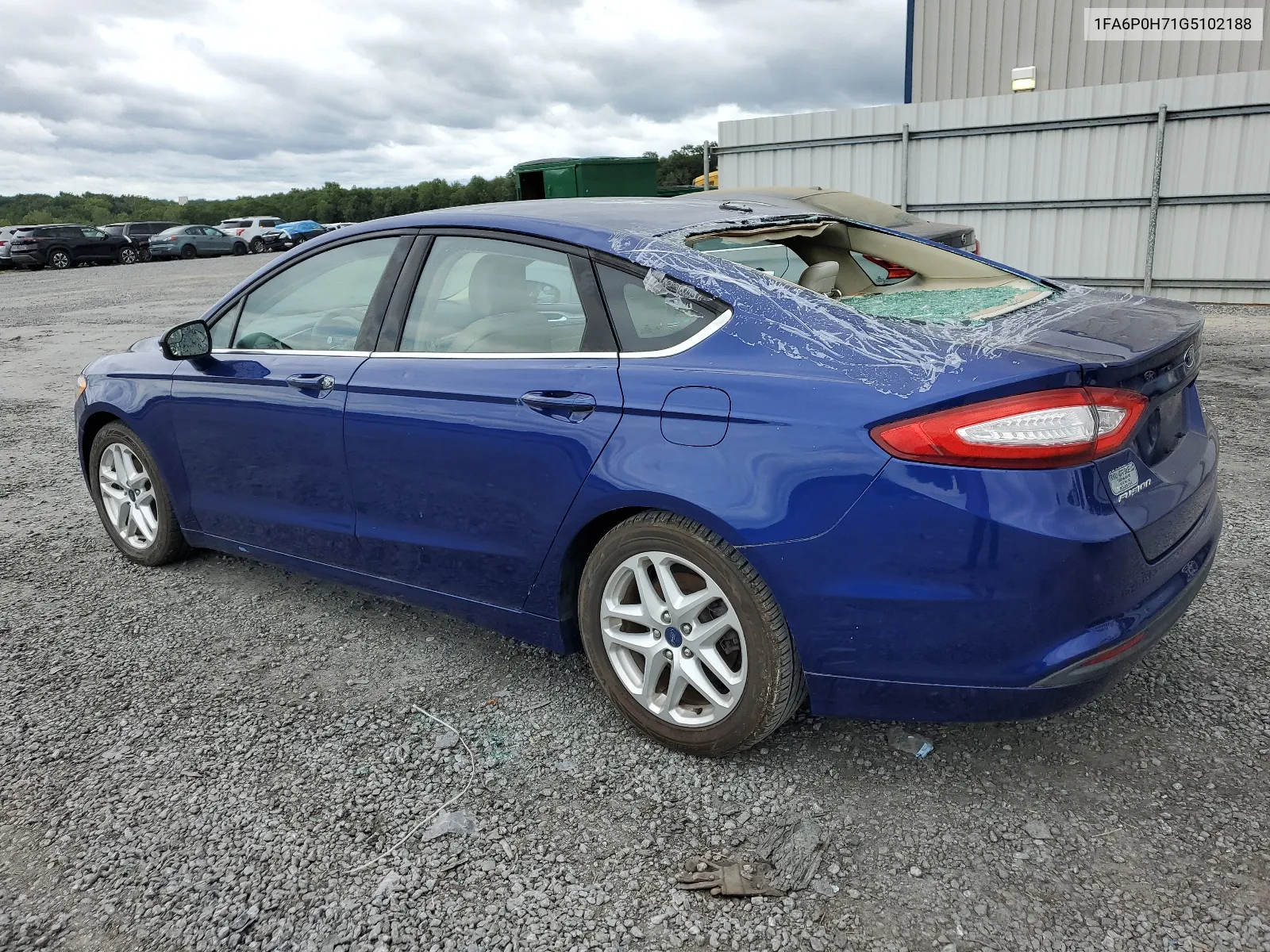 2016 Ford Fusion Se VIN: 1FA6P0H71G5102188 Lot: 65572874