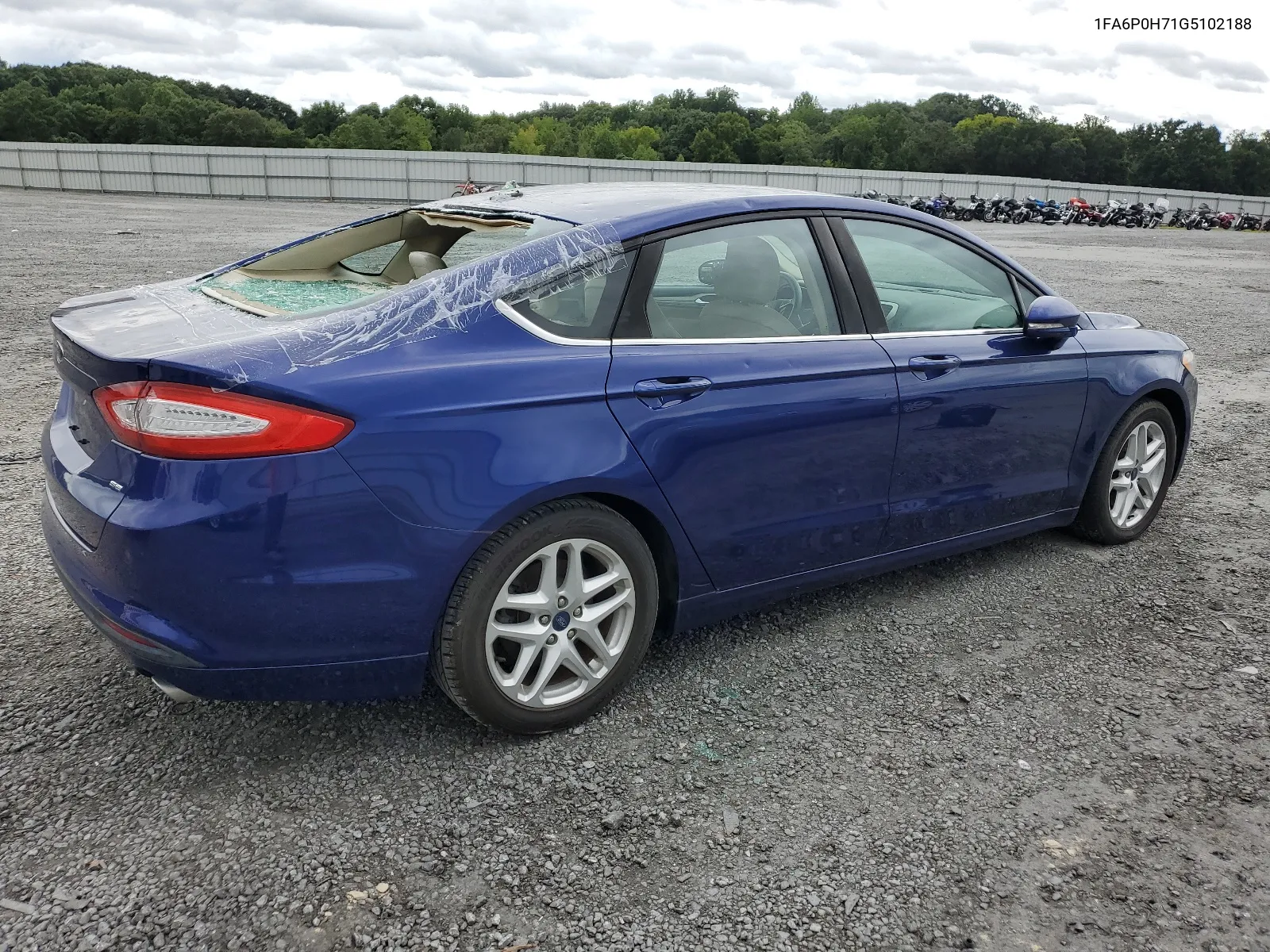 2016 Ford Fusion Se VIN: 1FA6P0H71G5102188 Lot: 65572874