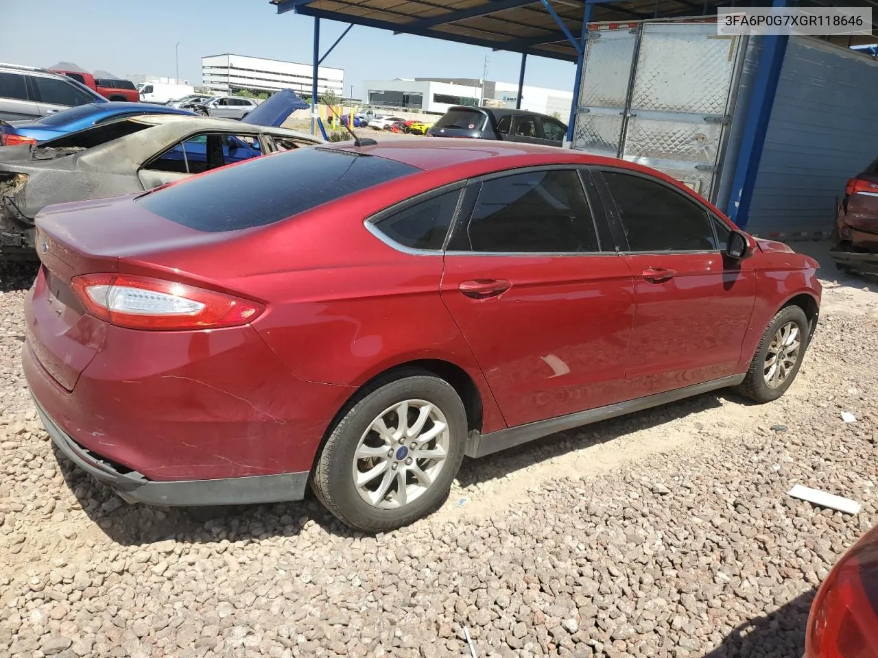 3FA6P0G7XGR118646 2016 Ford Fusion S