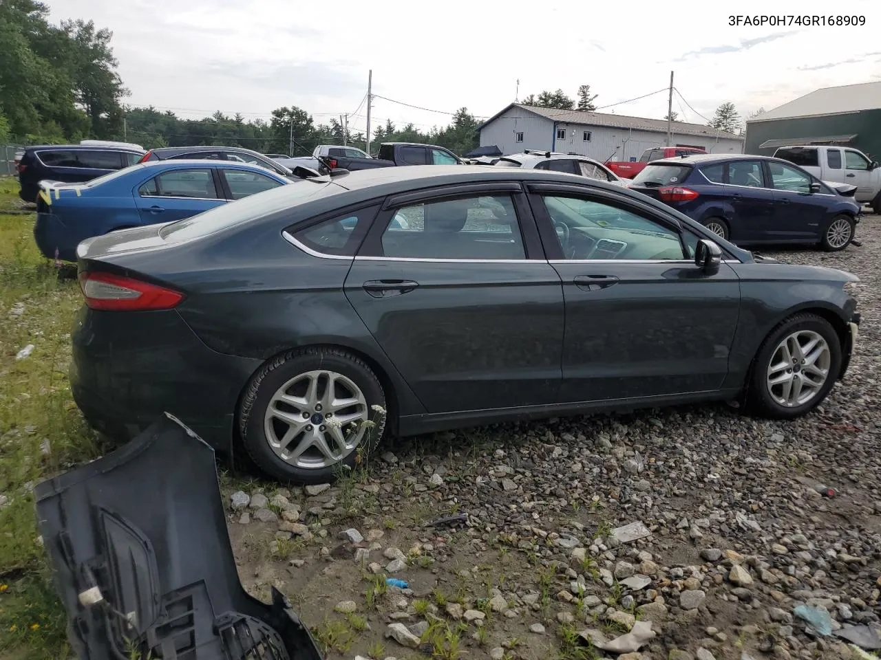 2016 Ford Fusion Se VIN: 3FA6P0H74GR168909 Lot: 65674764