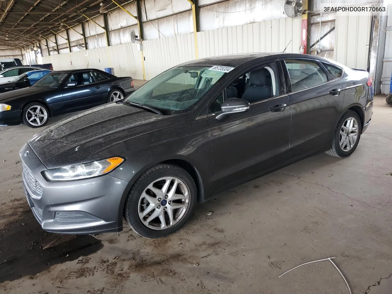 3FA6P0HD0GR170663 2016 Ford Fusion Se