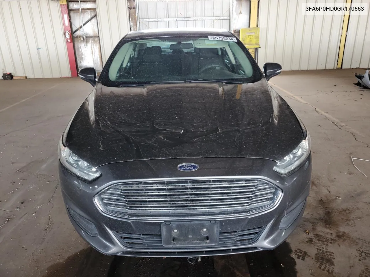 3FA6P0HD0GR170663 2016 Ford Fusion Se