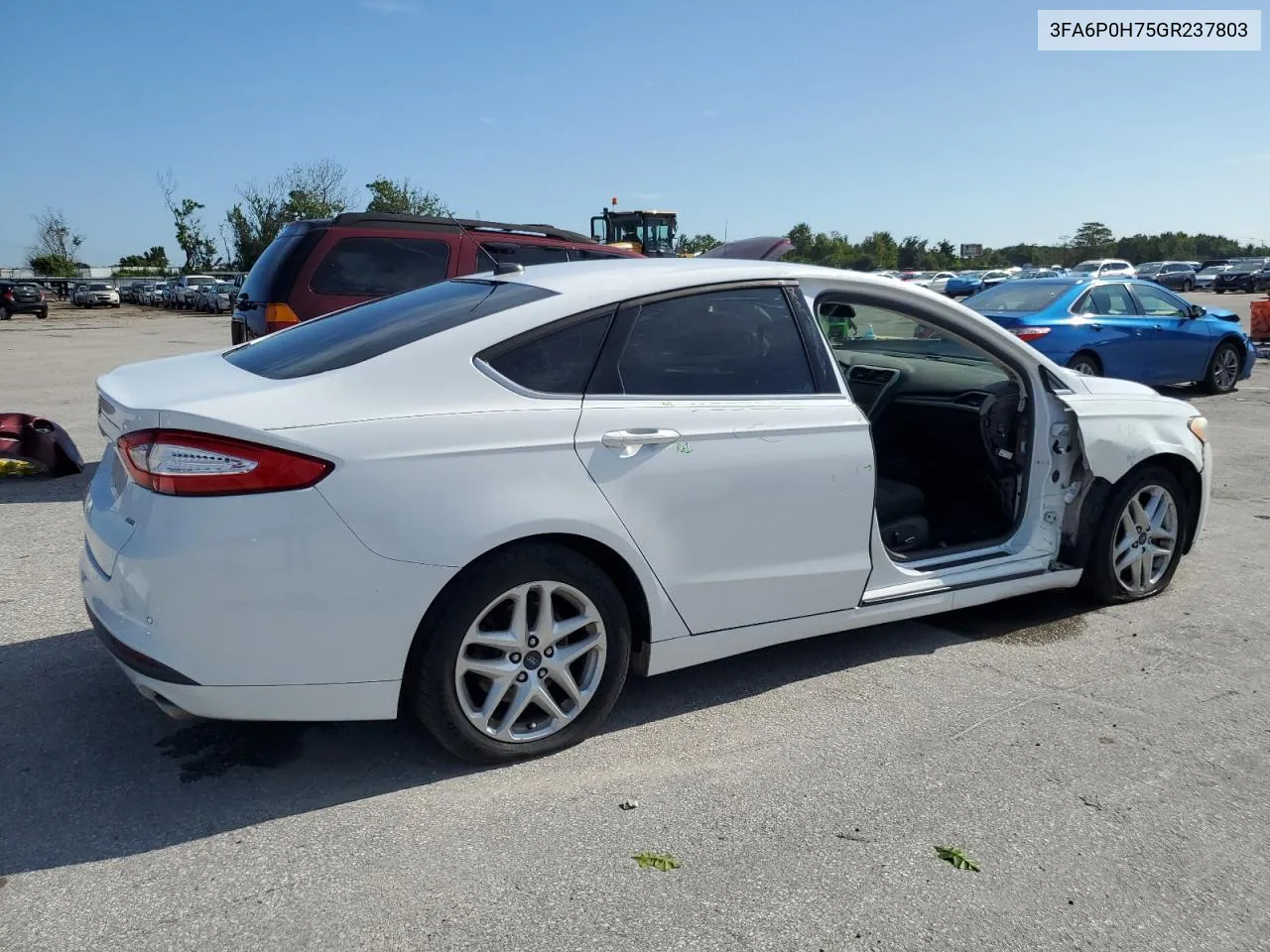 2016 Ford Fusion Se VIN: 3FA6P0H75GR237803 Lot: 65739394