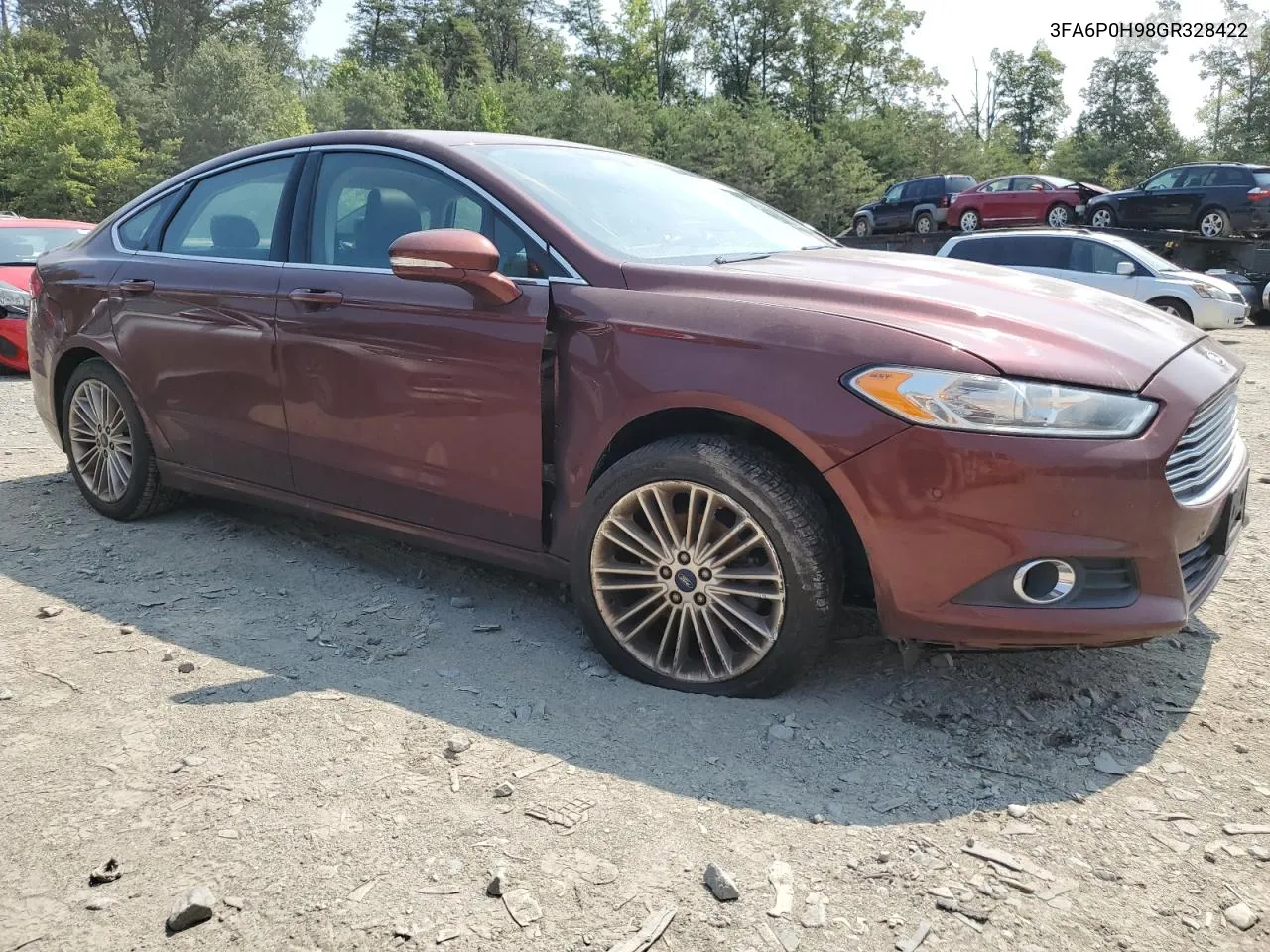 2016 Ford Fusion Se VIN: 3FA6P0H98GR328422 Lot: 65778474