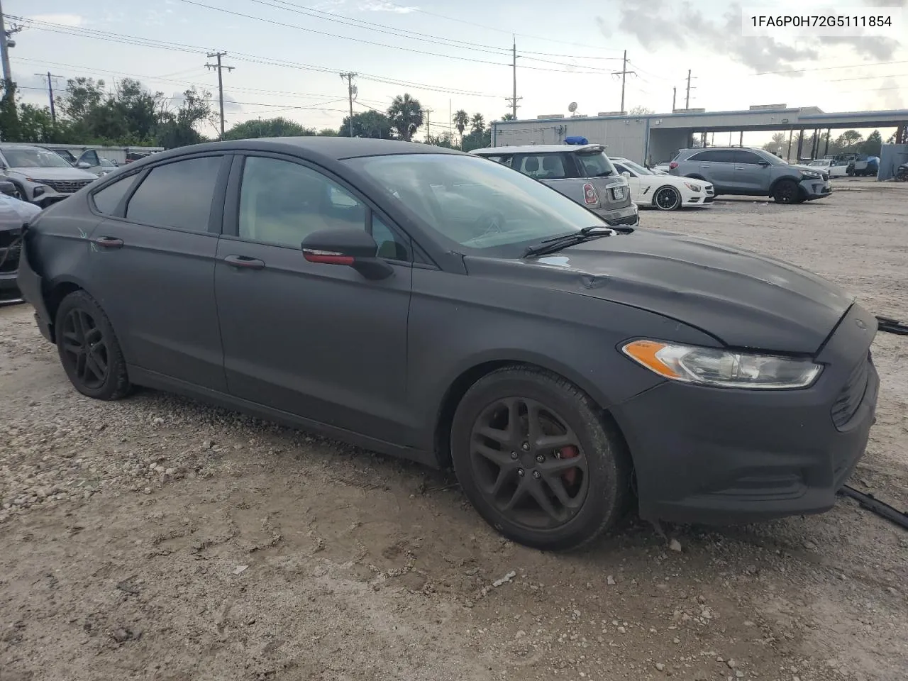 2016 Ford Fusion Se VIN: 1FA6P0H72G5111854 Lot: 65813264