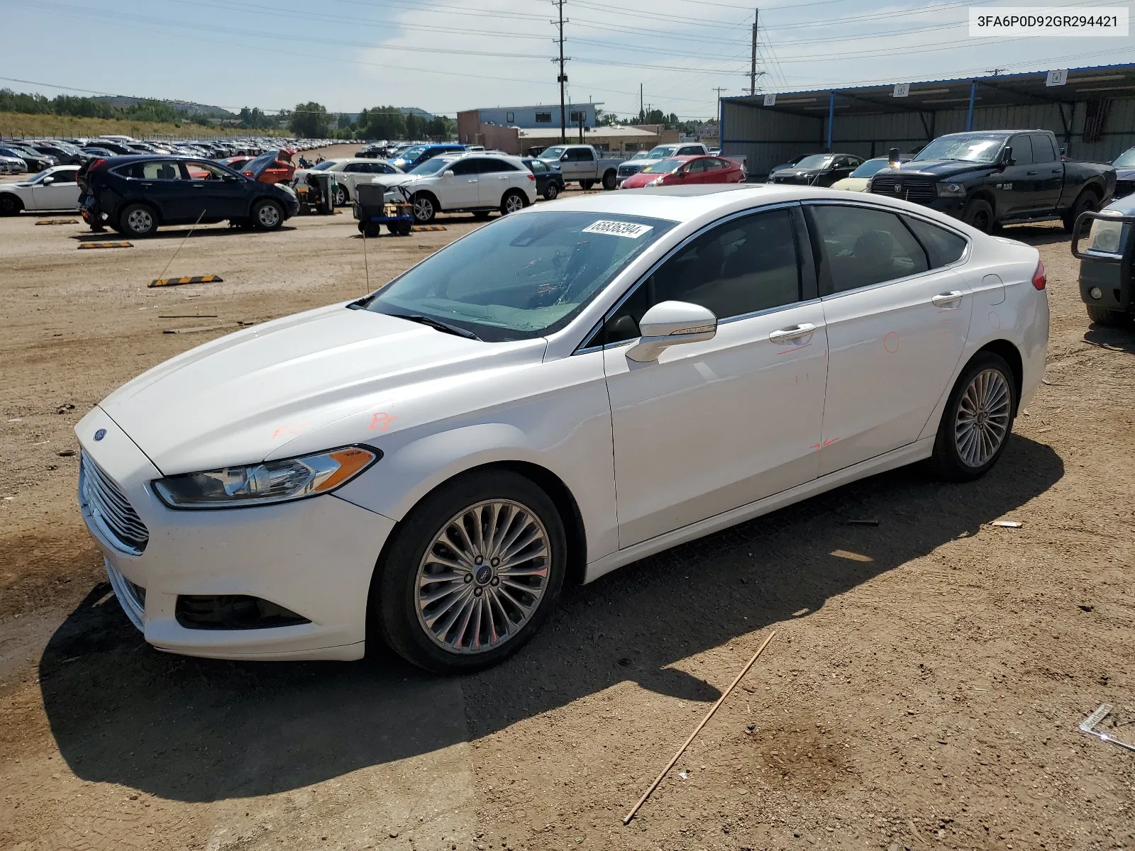 3FA6P0D92GR294421 2016 Ford Fusion Titanium