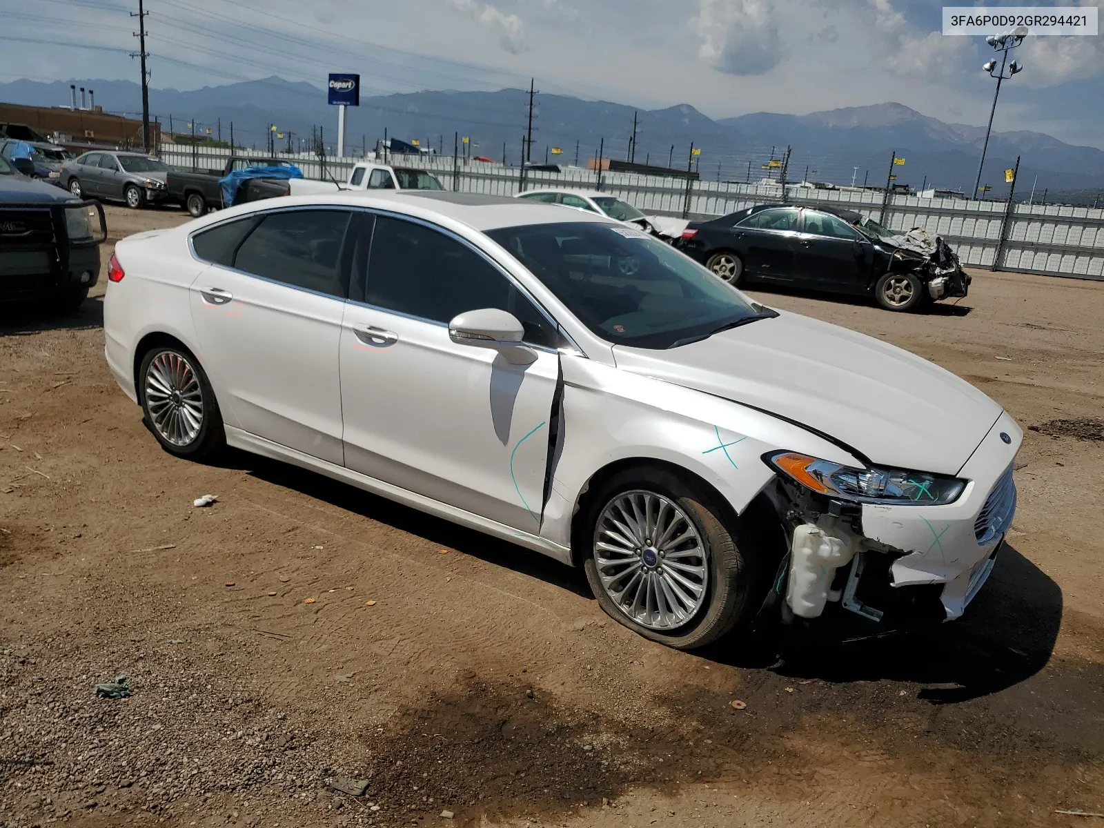 3FA6P0D92GR294421 2016 Ford Fusion Titanium