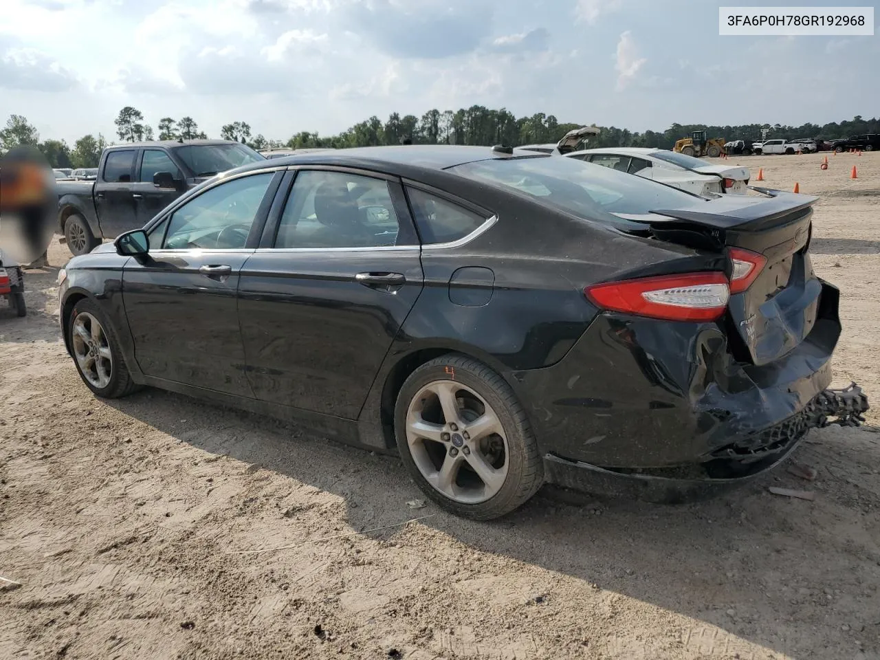 2016 Ford Fusion Se VIN: 3FA6P0H78GR192968 Lot: 65848704