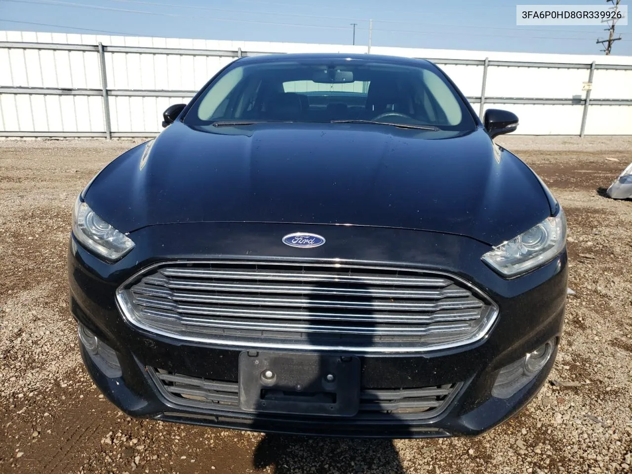 3FA6P0HD8GR339926 2016 Ford Fusion Se