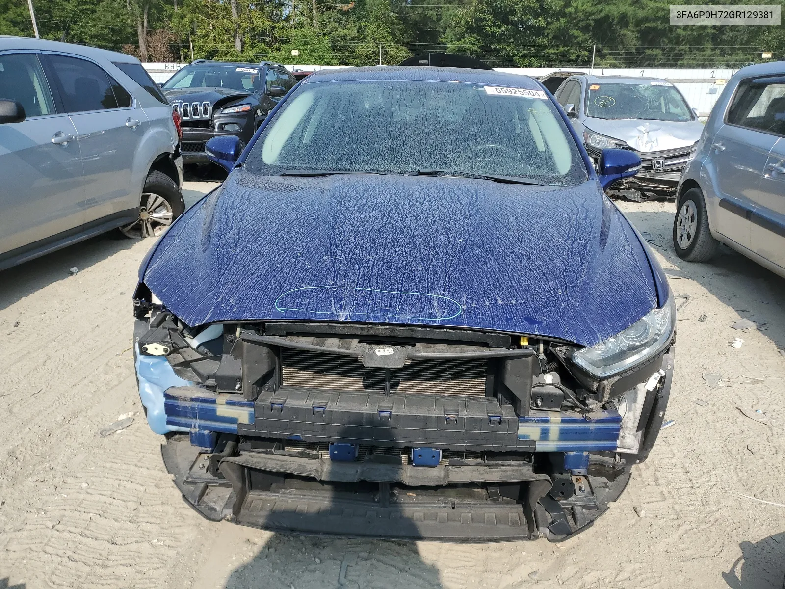 3FA6P0H72GR129381 2016 Ford Fusion Se